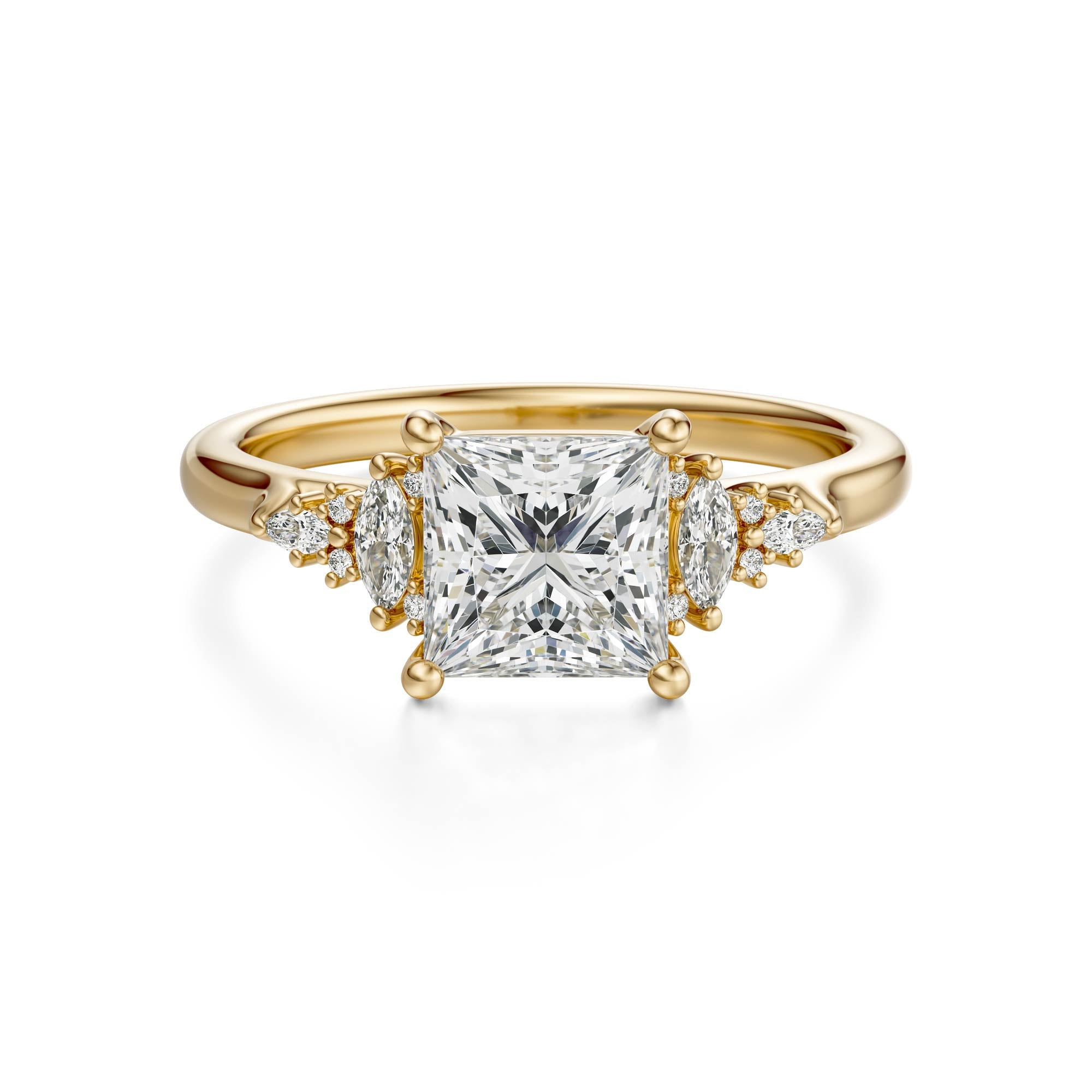 The Maeve Ring | Princess | Setting Only