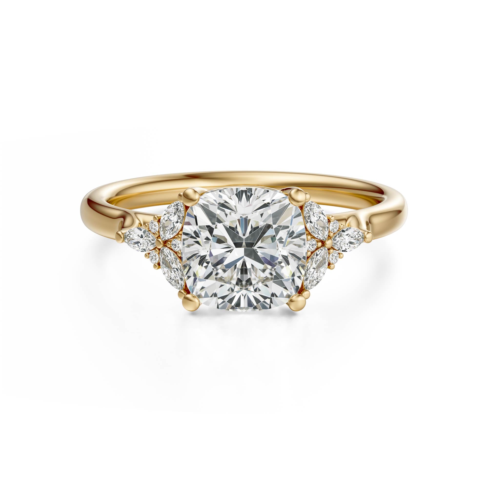 The Meadow Ring | Cushion - Lavender Creek Gems