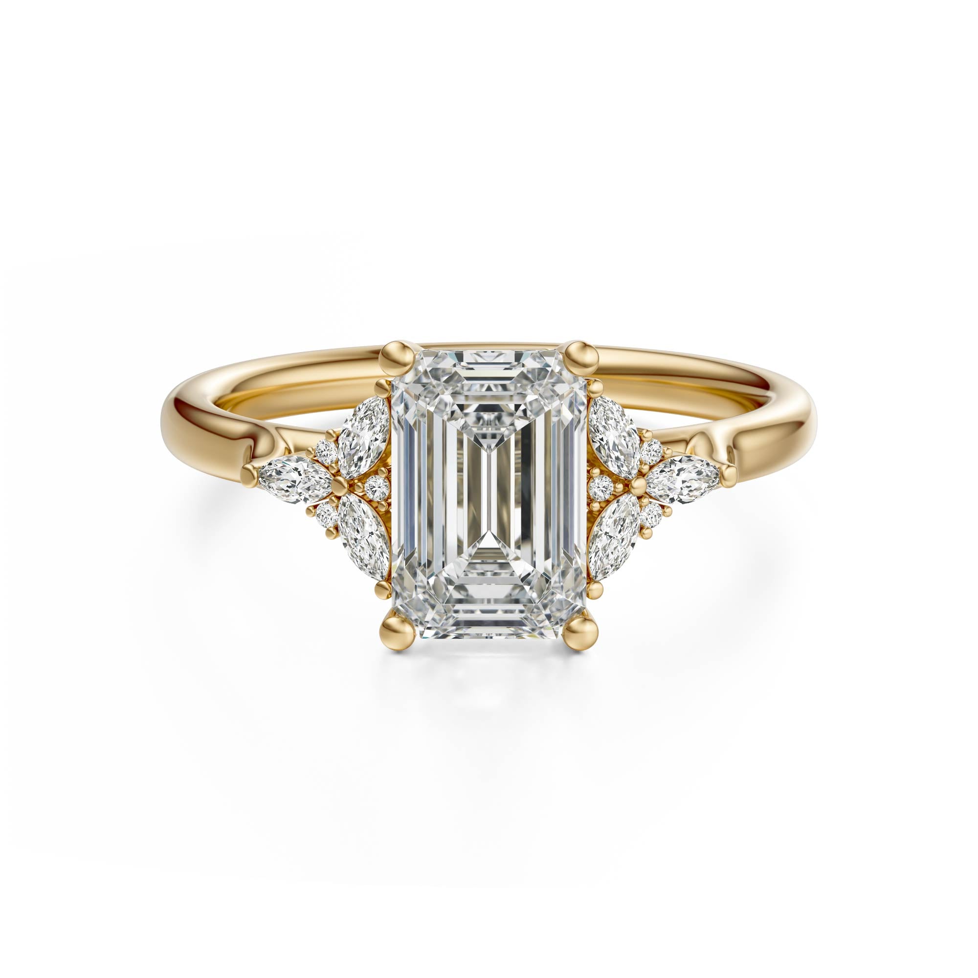 The Meadow Ring | Emerald Cut - Lavender Creek Gems
