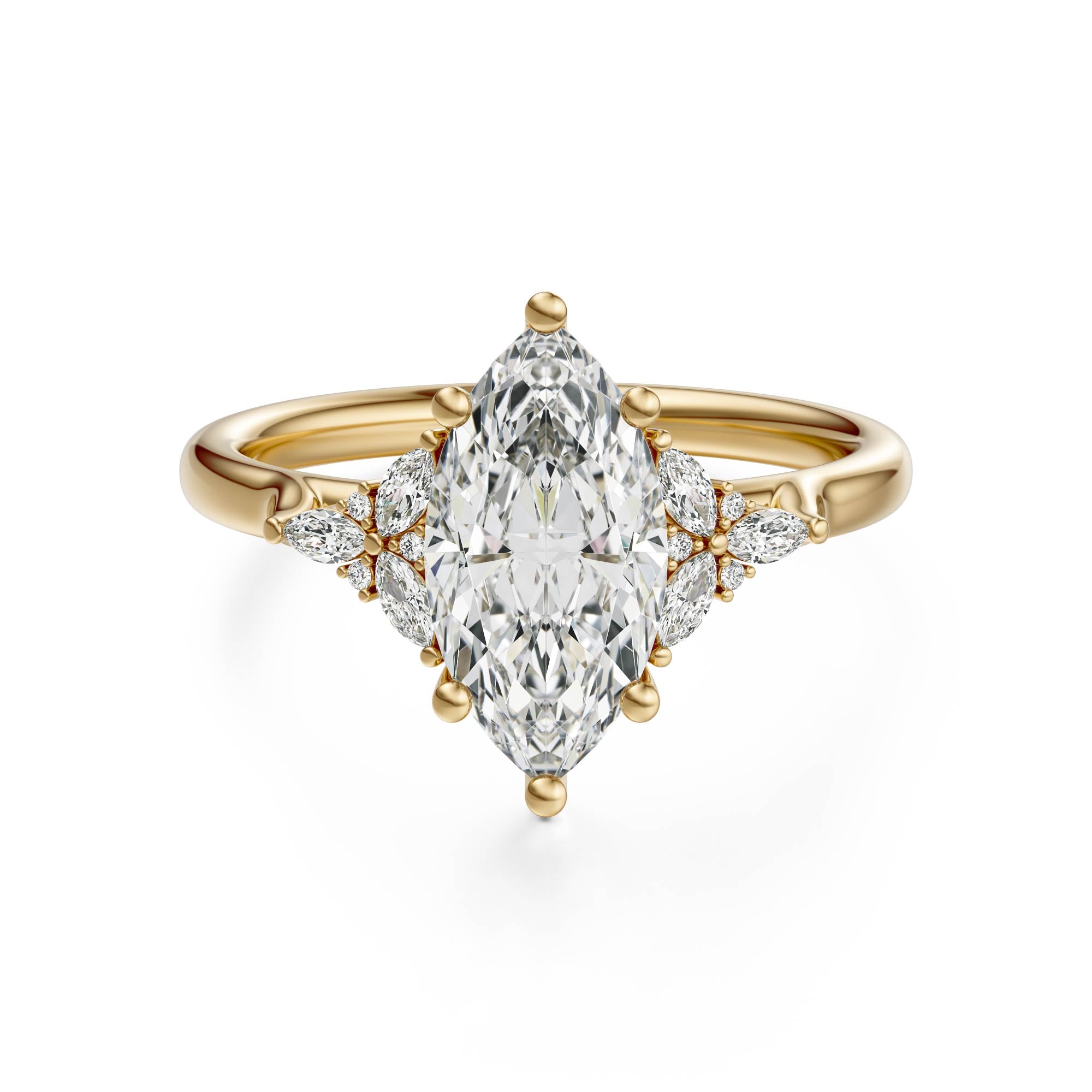 The Meadow Ring | Marquise | Setting Only - Lavender Creek Gems