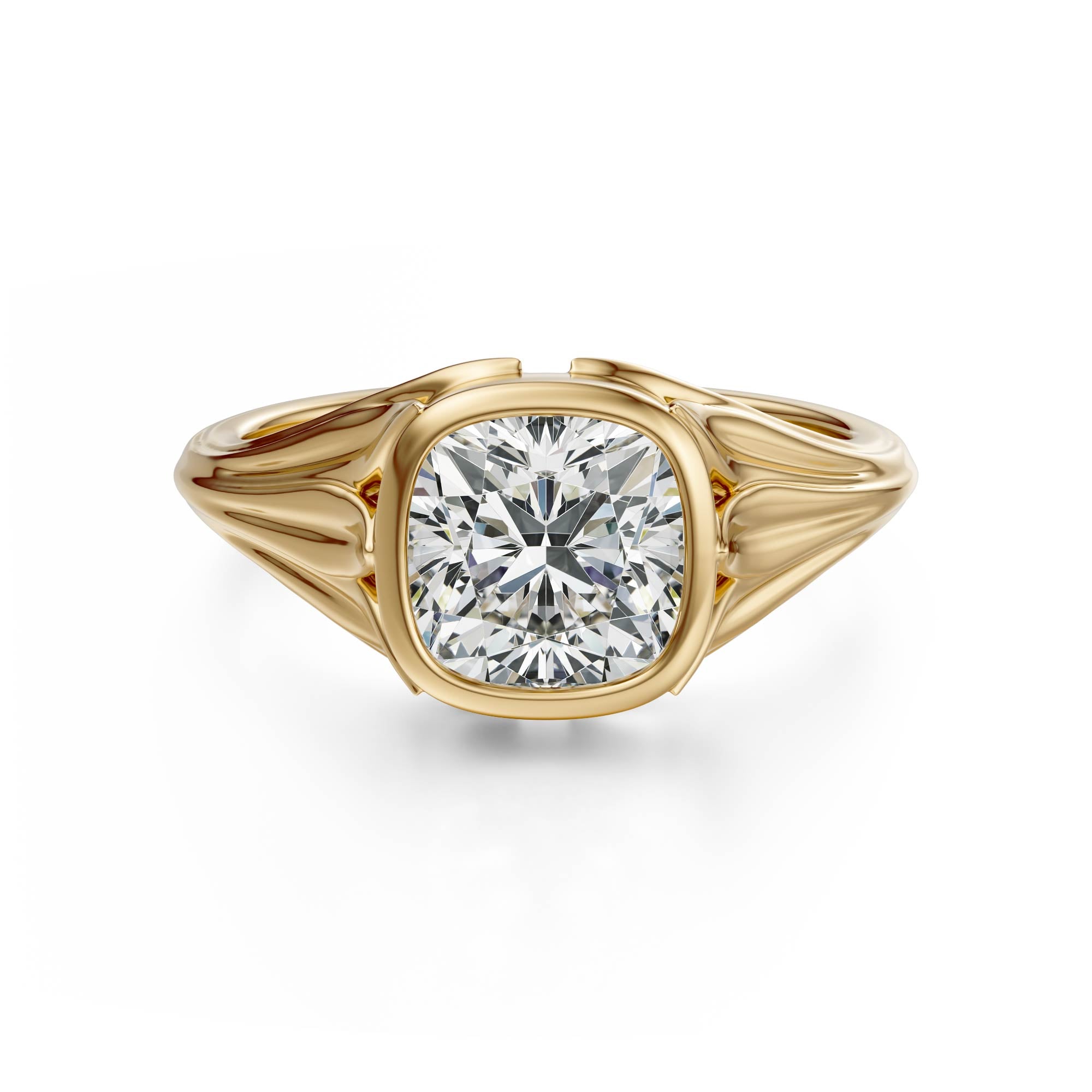 The Nightbloom Ring | Cushion - Lavender Creek Gems