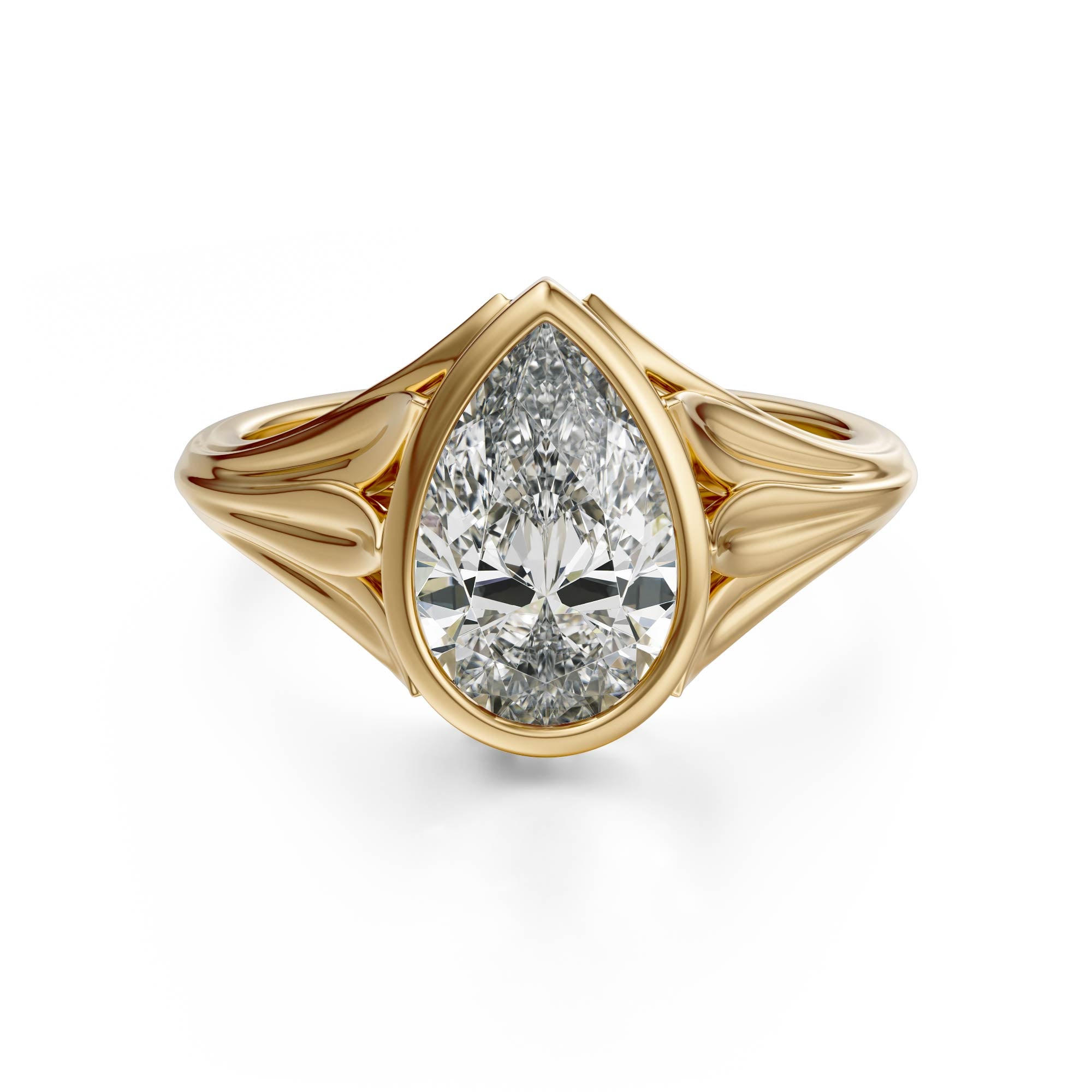 The Nightbloom Ring | Pear - Lavender Creek Gems