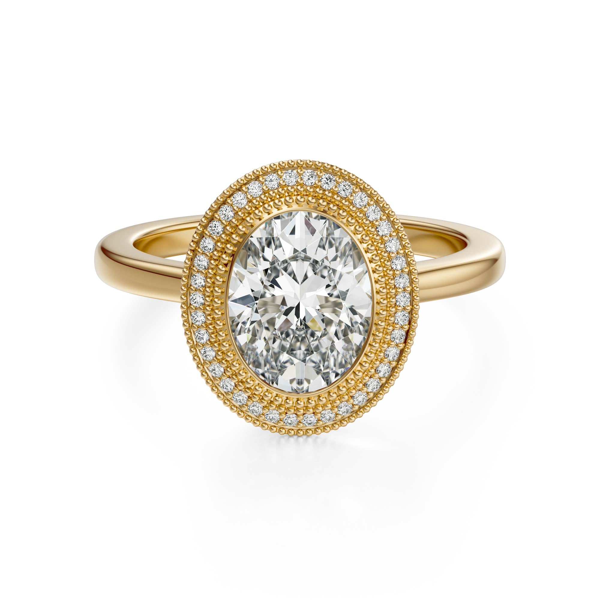 The Satine Ring | Oval