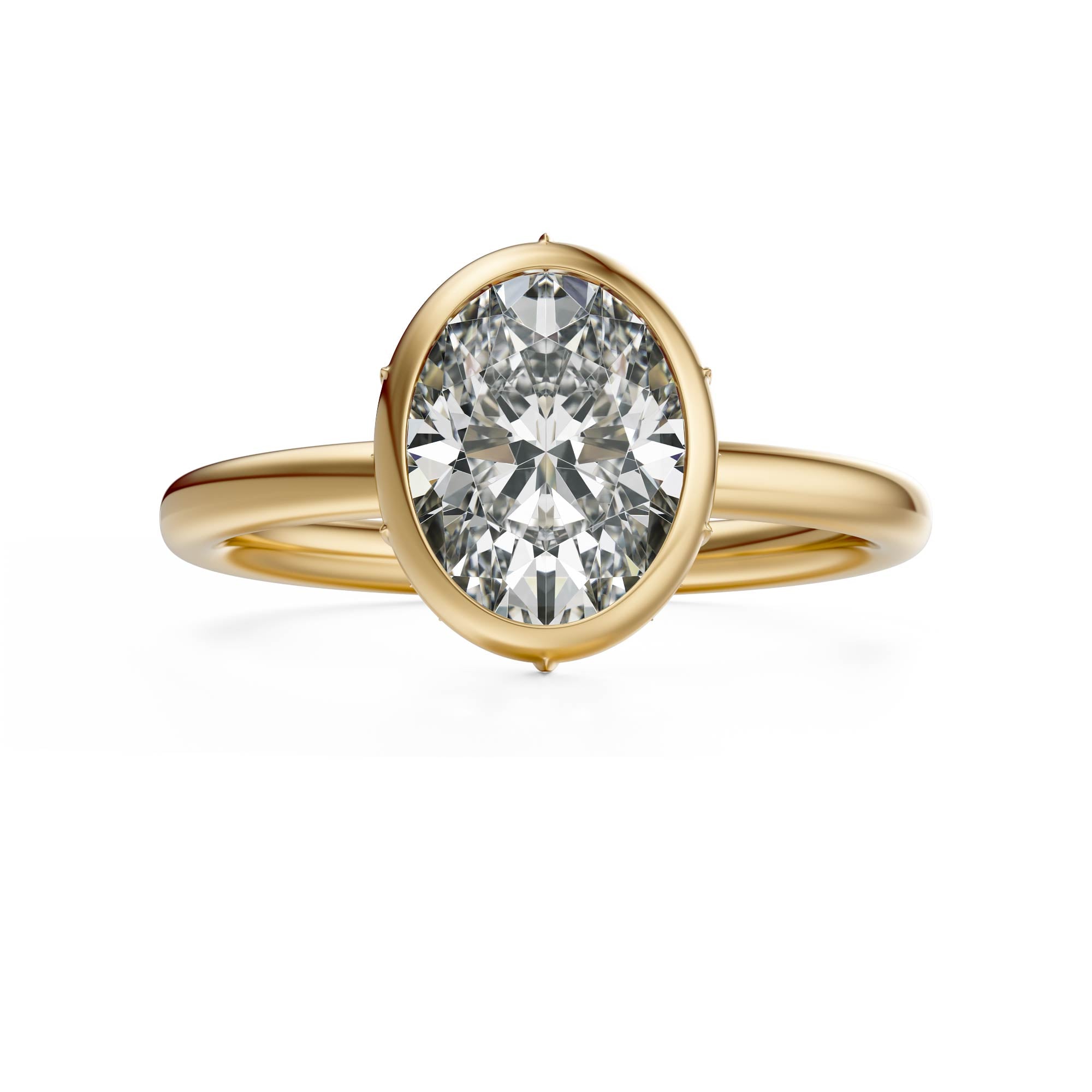 The Bezel Secret Garden Ring | Oval | Setting Only
