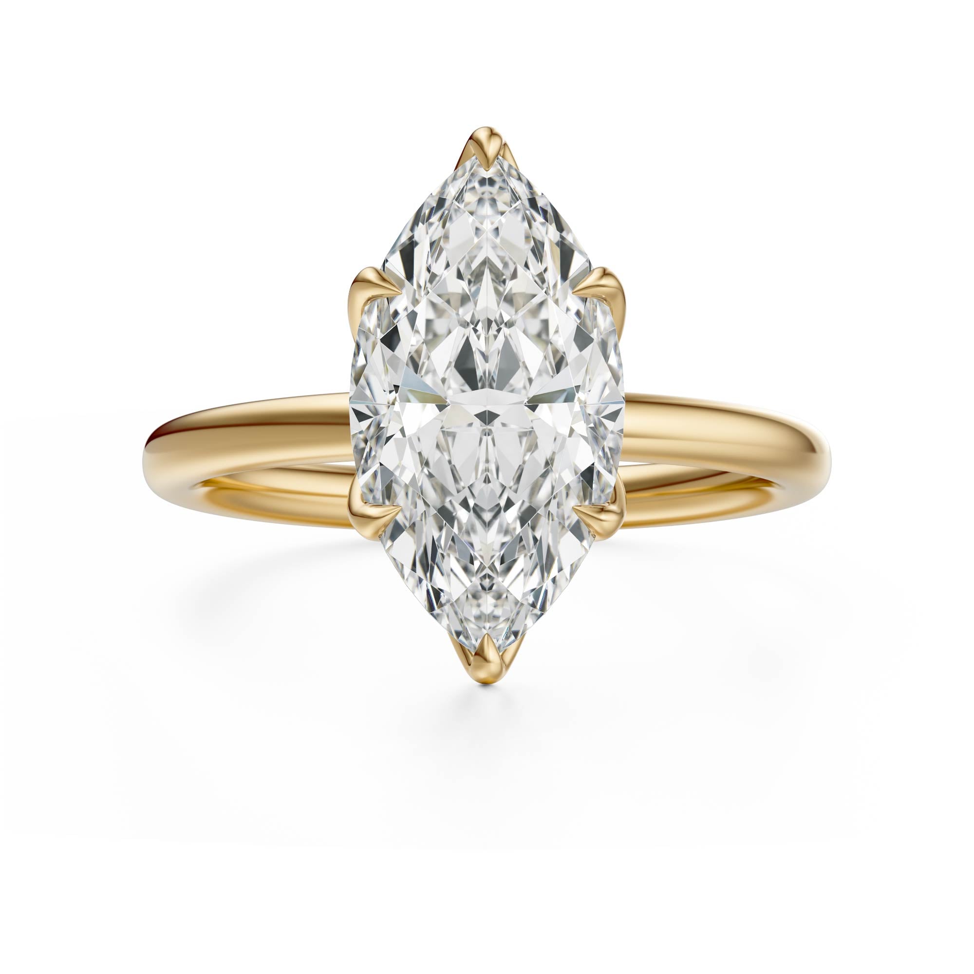 The Secret Garden Ring | Marquise | Setting Only