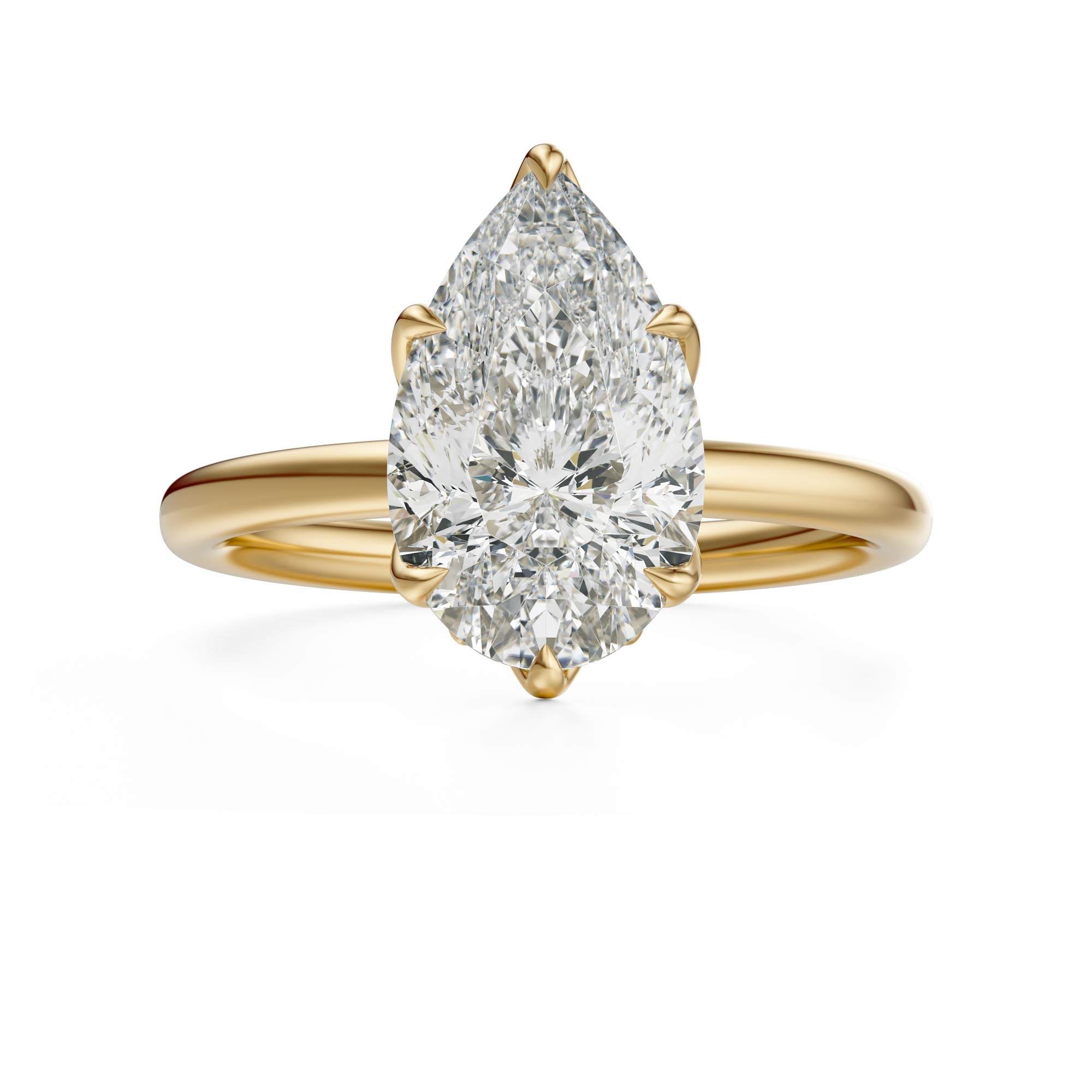 The Secret Garden Ring | Pear | Setting Only