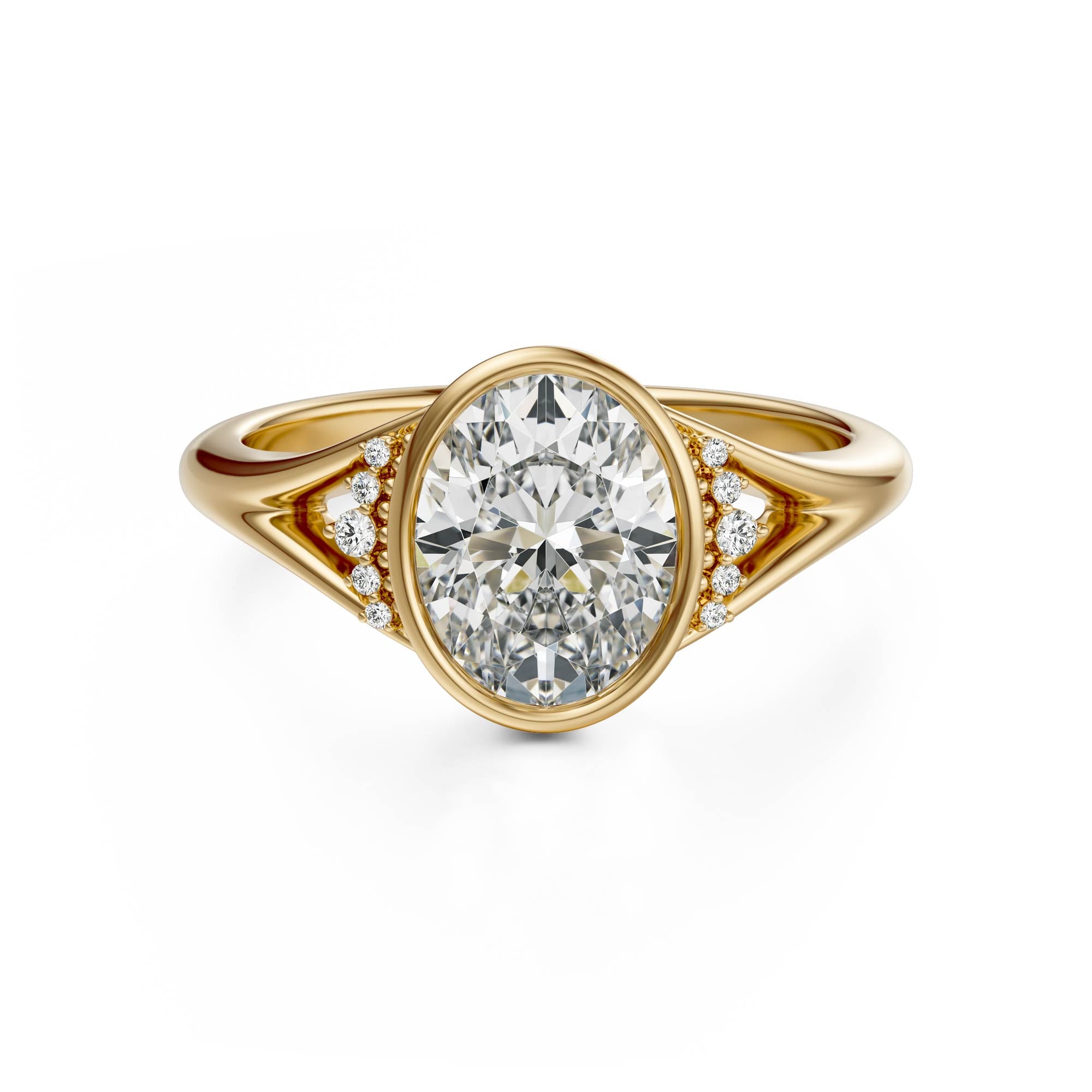 The Bezel Serendipity Ring | Oval | Setting Only