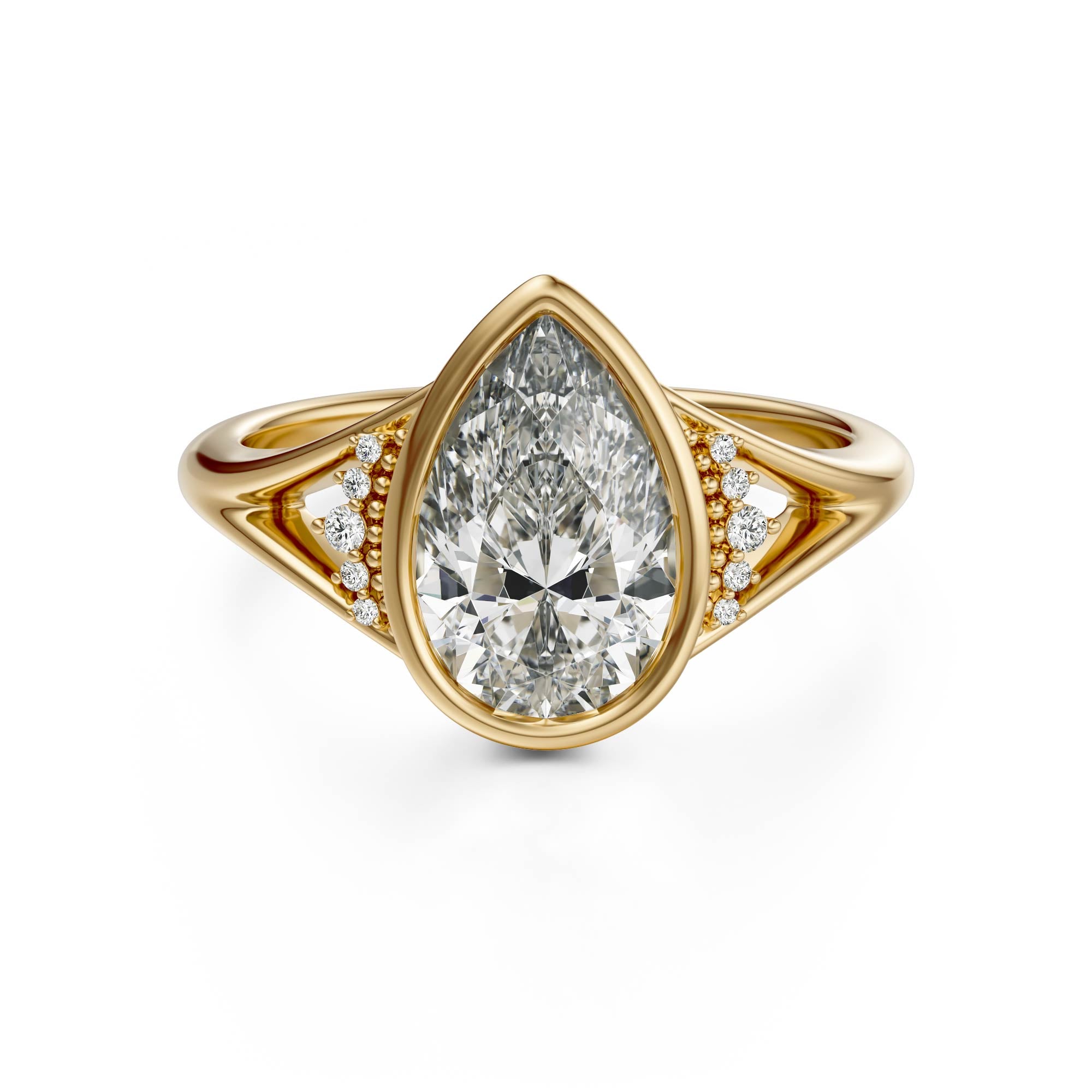 The Bezel Serendipity Ring | Pear