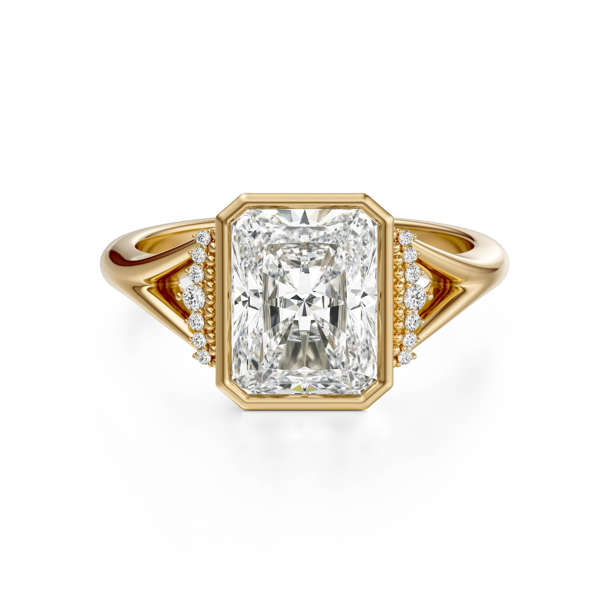 The Bezel Serendipity Ring | Radiant
