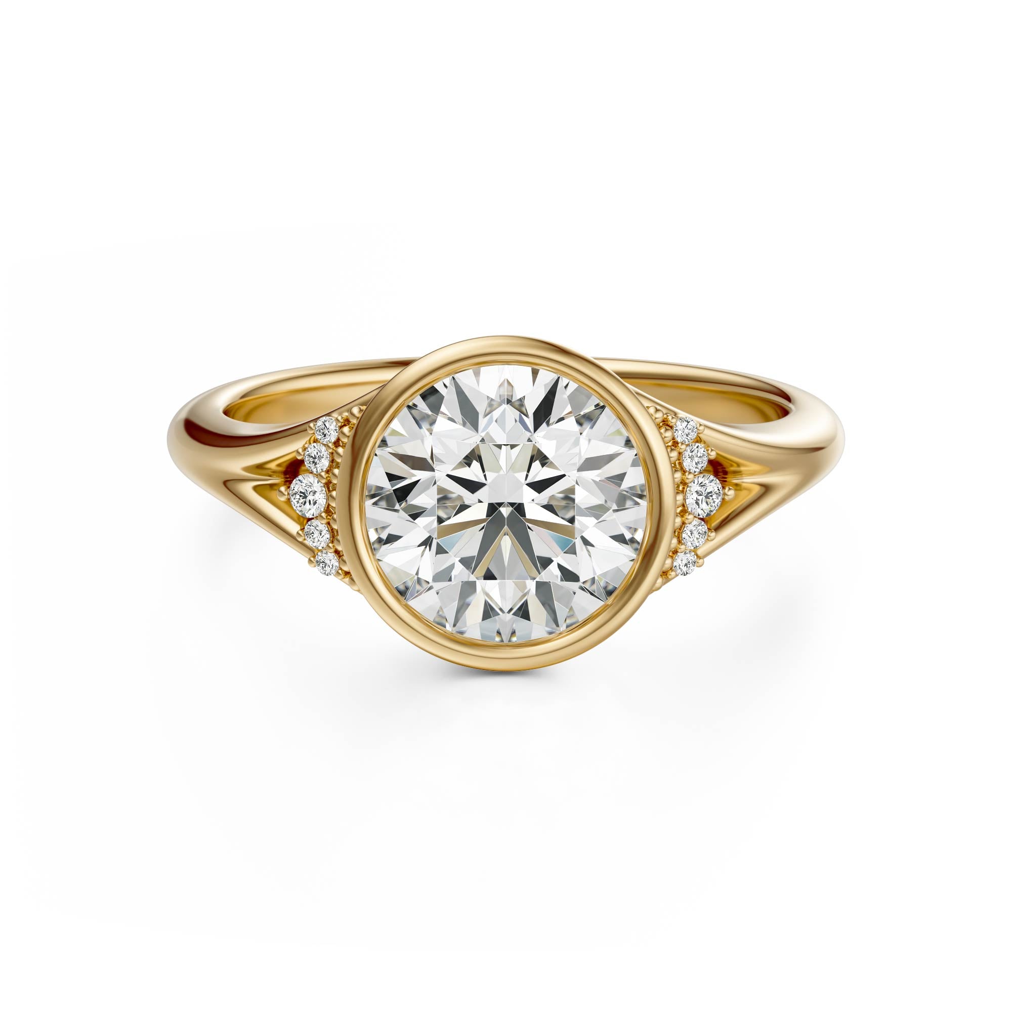 The Bezel Serendipity Ring | Round