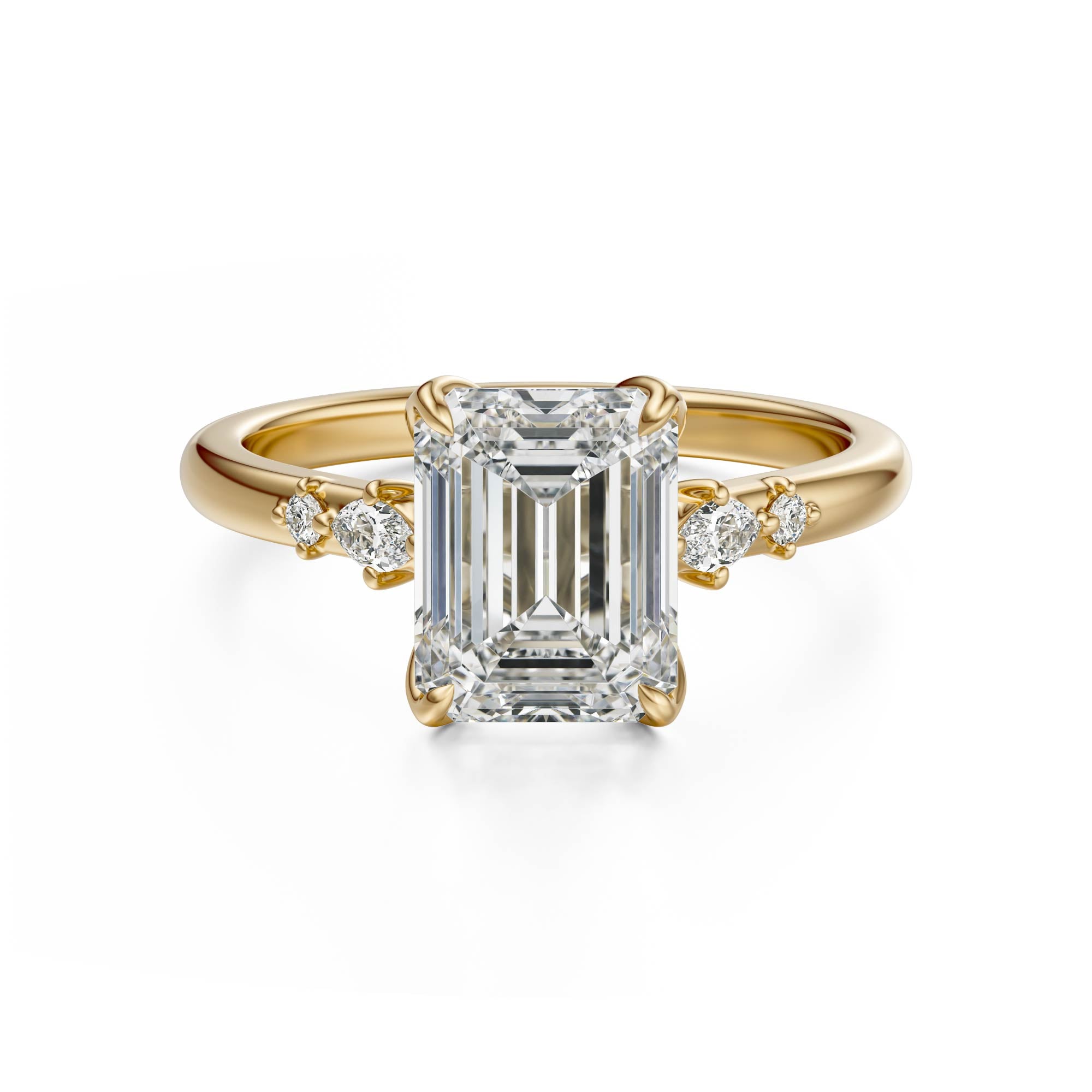 The Skye Ring | Emerald Cut - Lavender Creek Gems