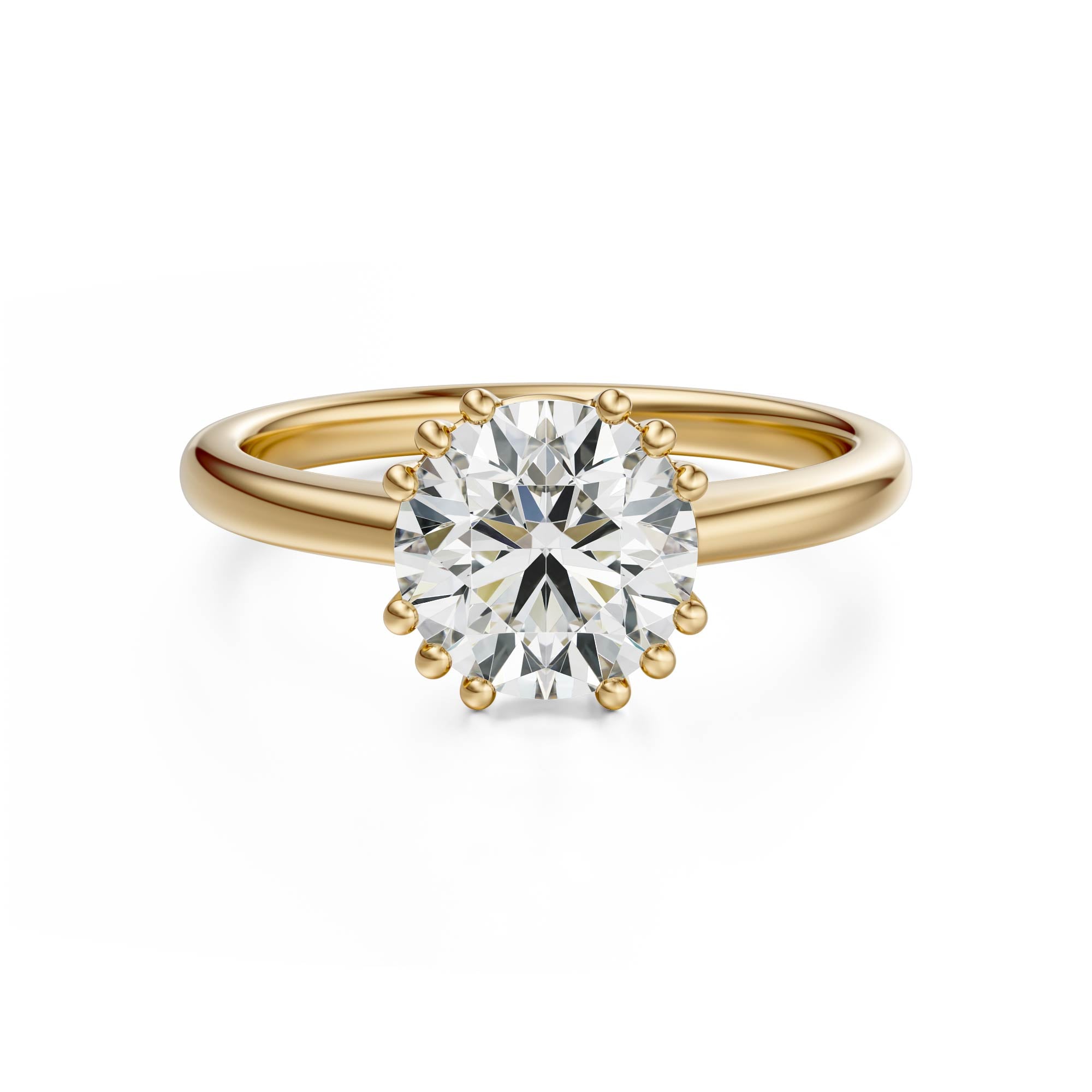 The Thalassa Ring | Round - Lavender Creek Gems