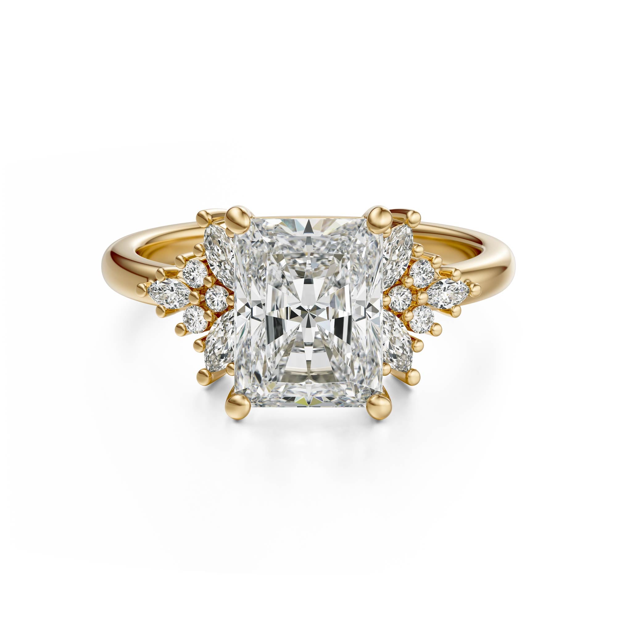 The Veraine Ring | Radiant | Setting Only