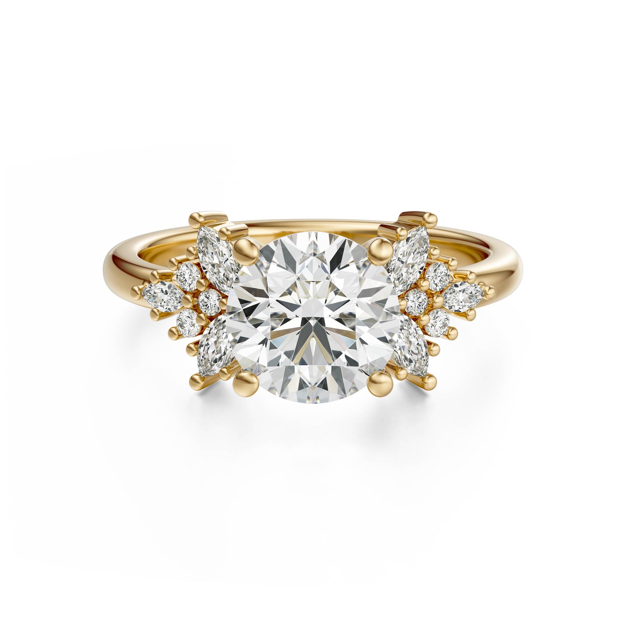 The Veraine Ring | Round | Setting Only