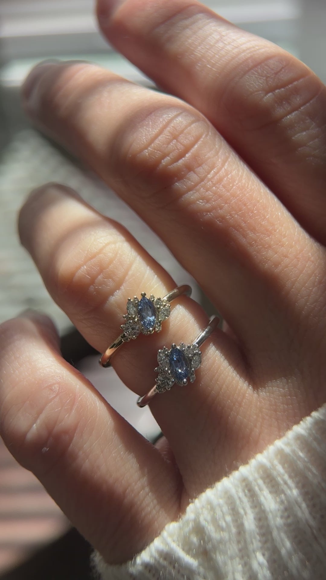 The Cosma Ring | Blue Sapphire