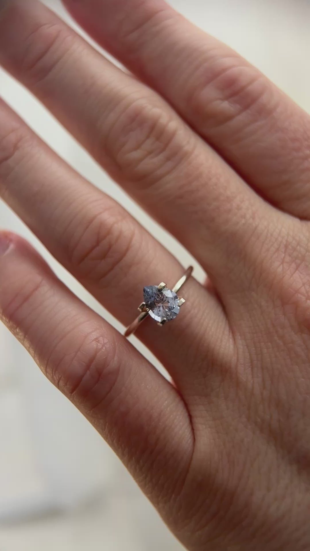 1.21 CT Pear Cut Blue/Purple Sapphire