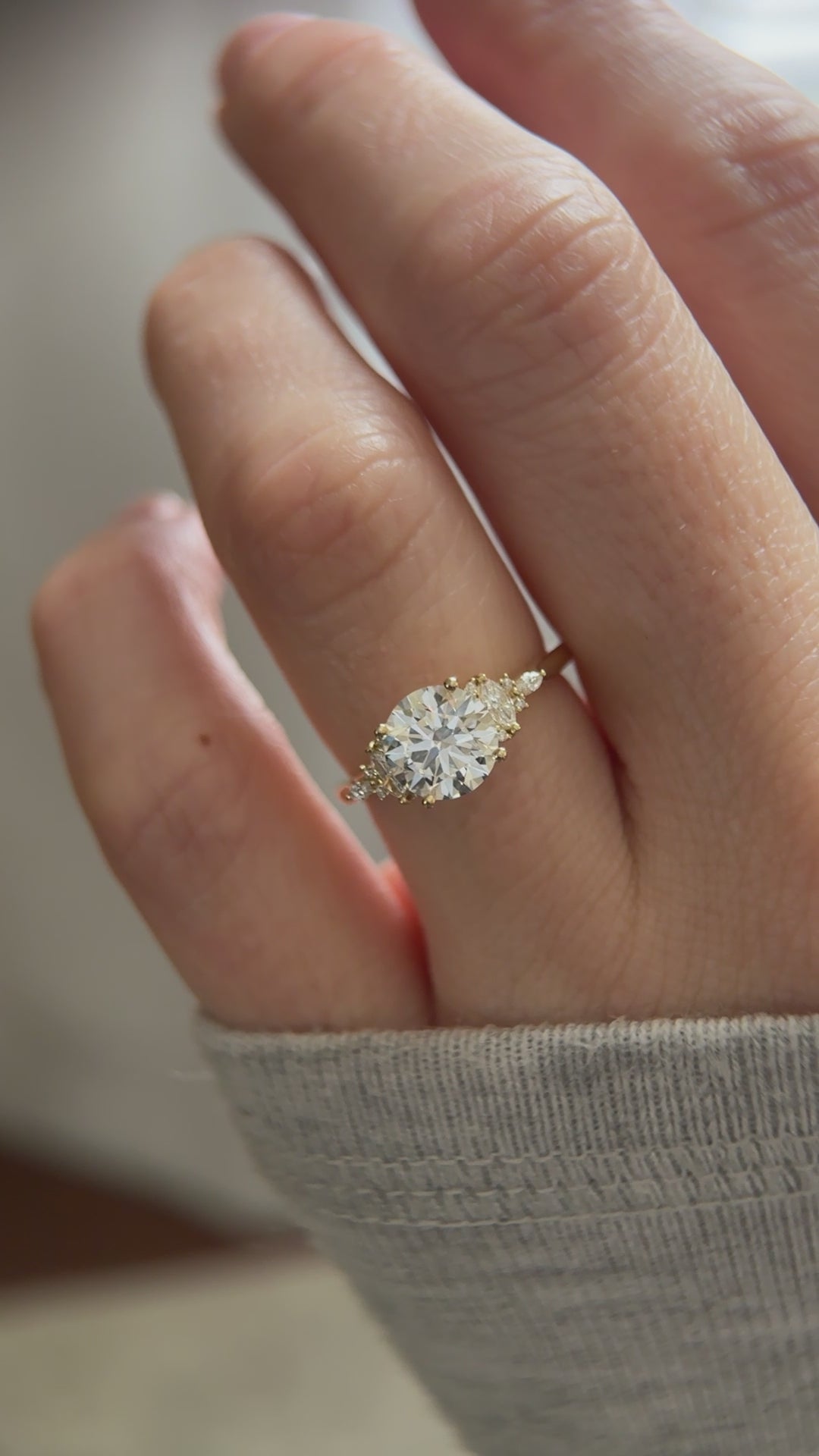 The Maeve 1.7 CT Round Diamond Ring