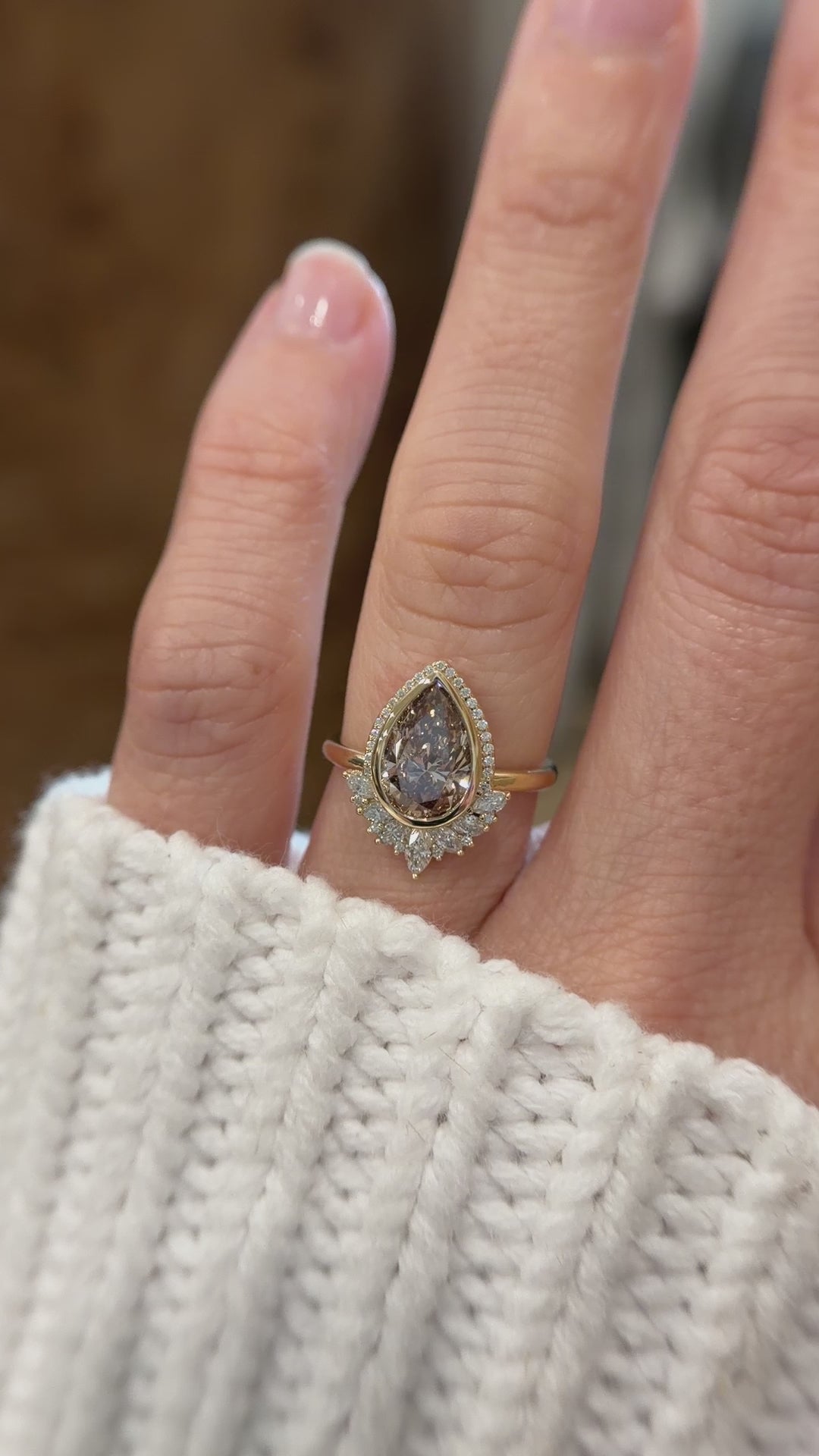 The Penelope Ring | 2 CT Cognac Diamond