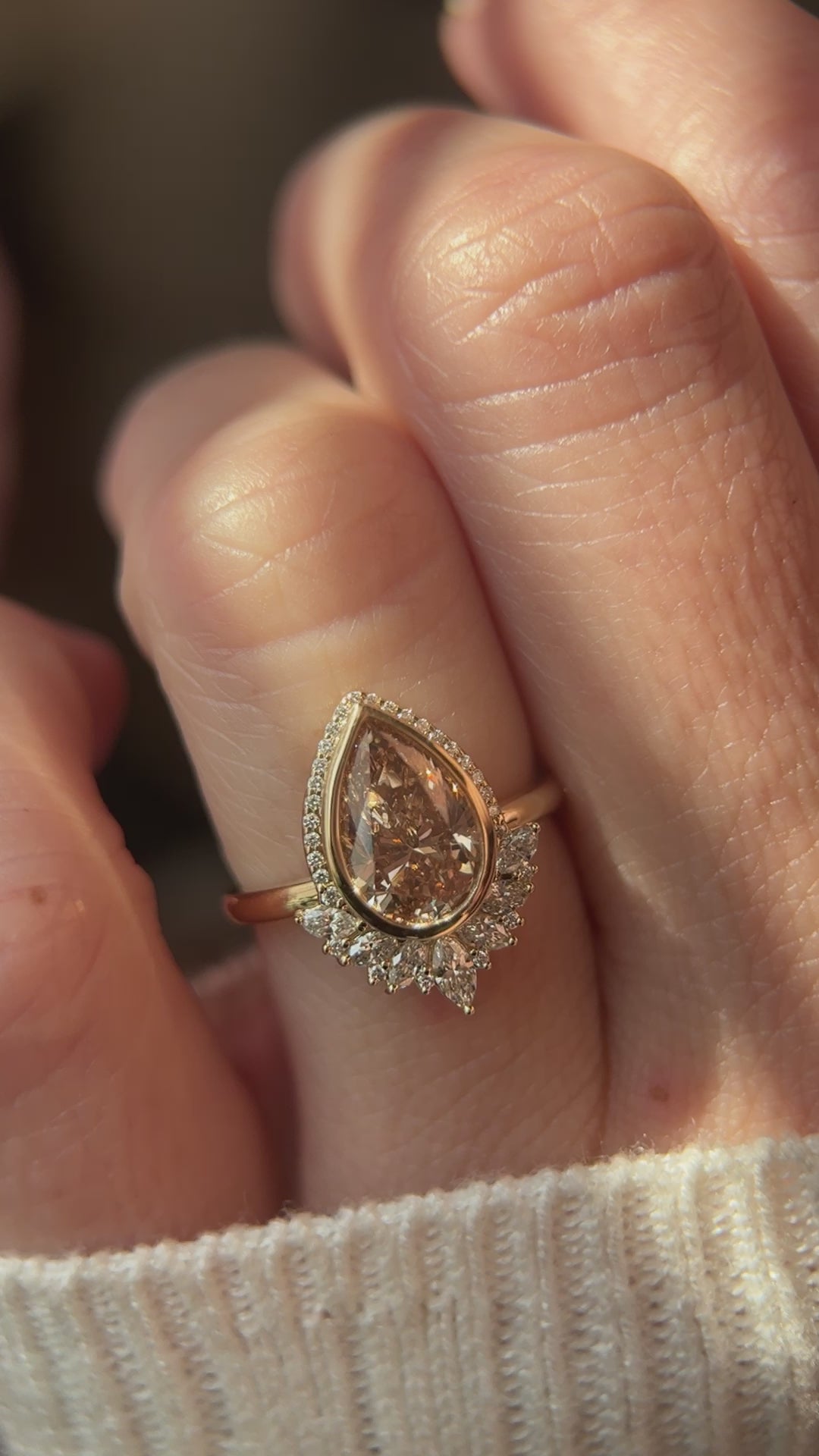 The Penelope Ring | 2 CT Cognac Diamond