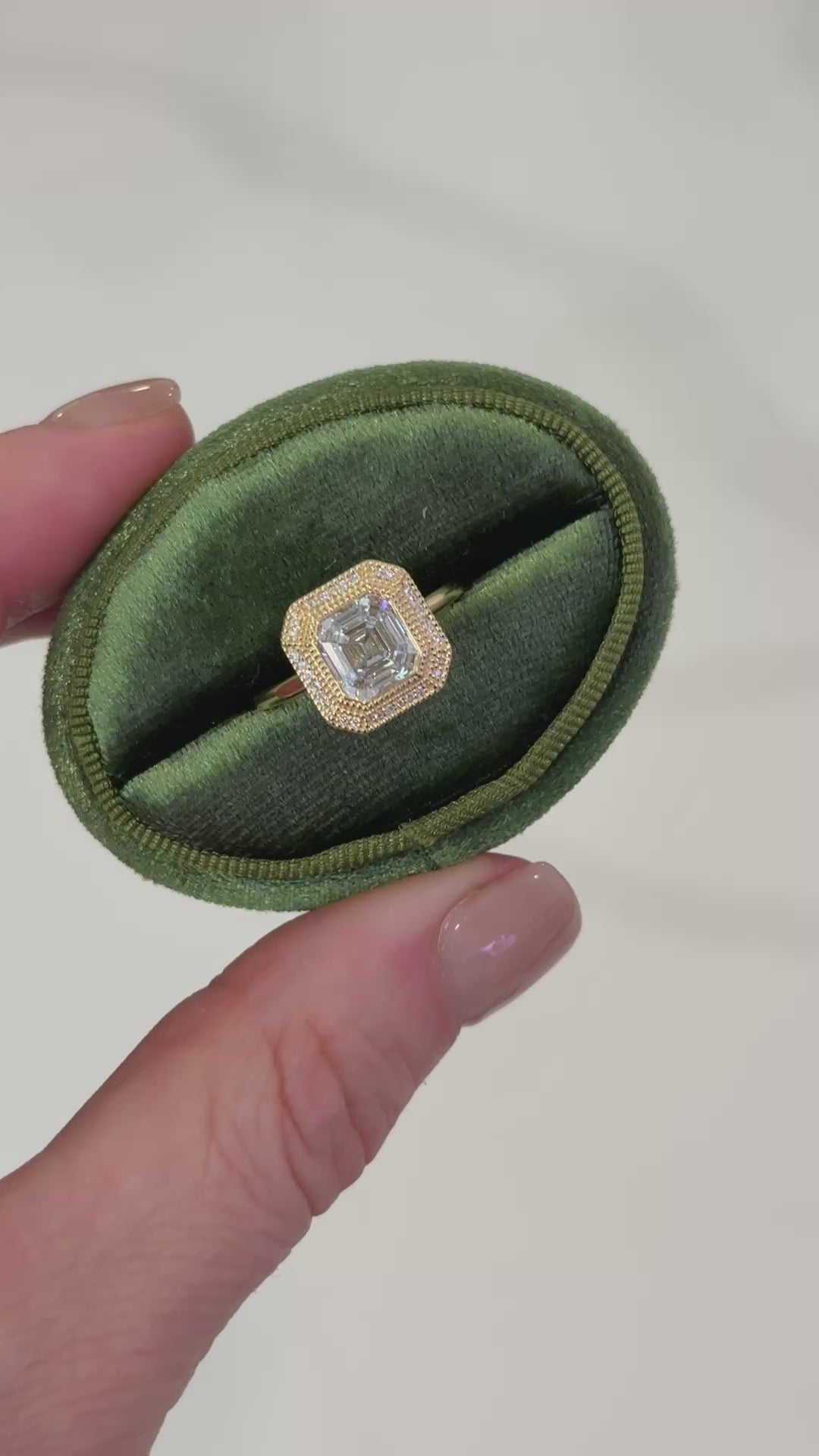 The Satine Ring | 2 CT Square Emerald Cut Diamond