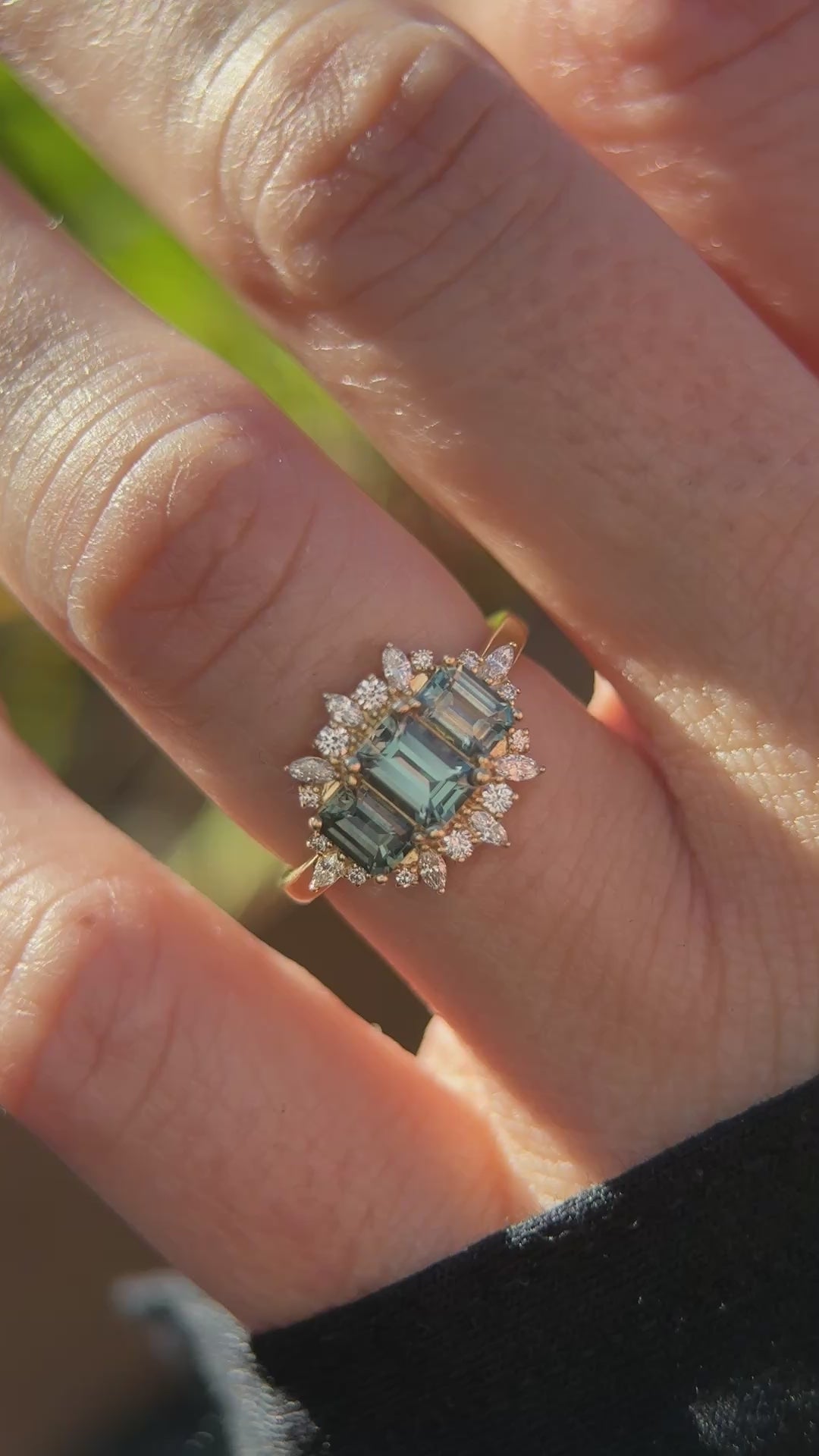The Marial Ring | Montana Sapphire