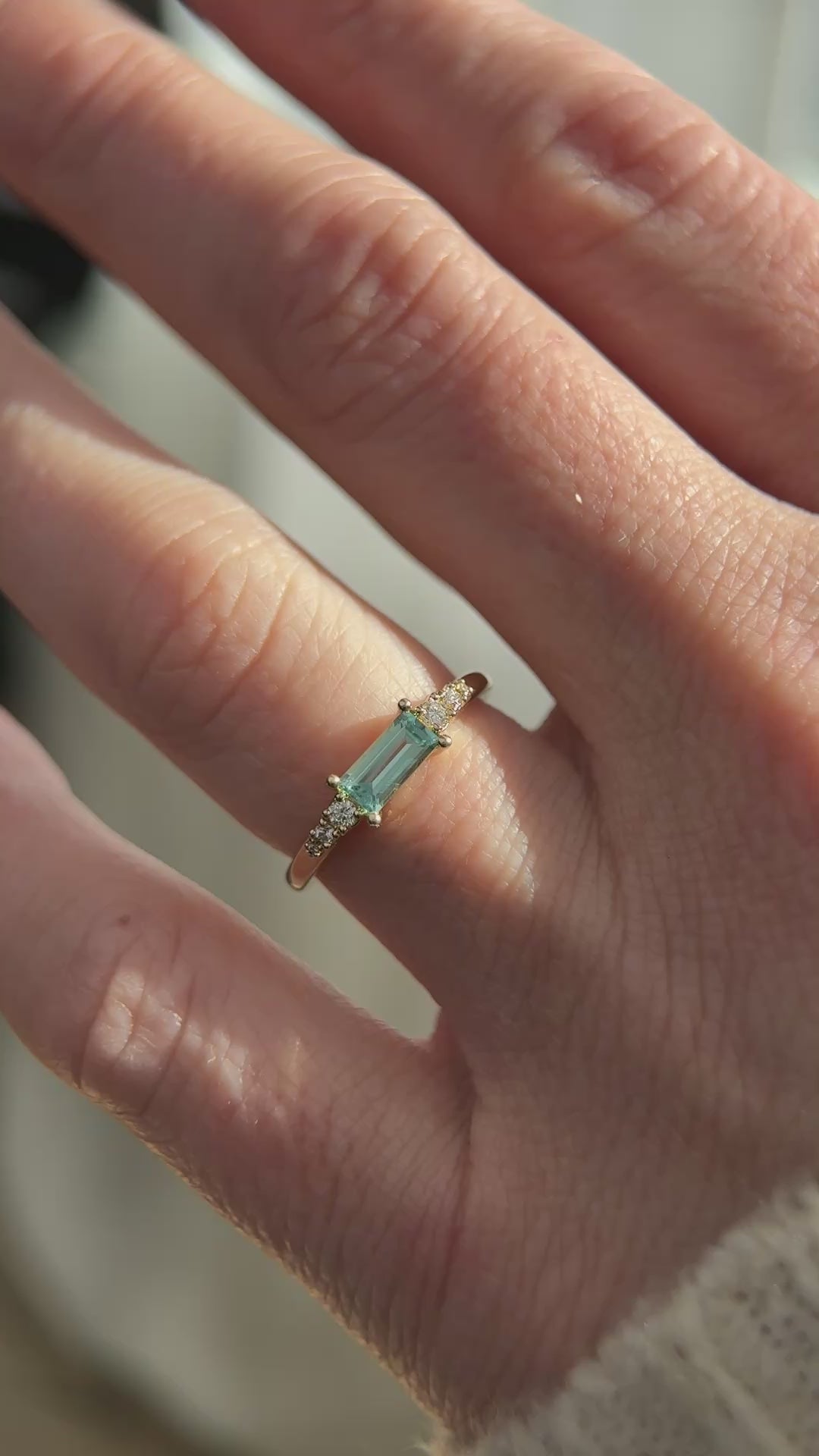 The Vela Ring | Blue Tourmaline
