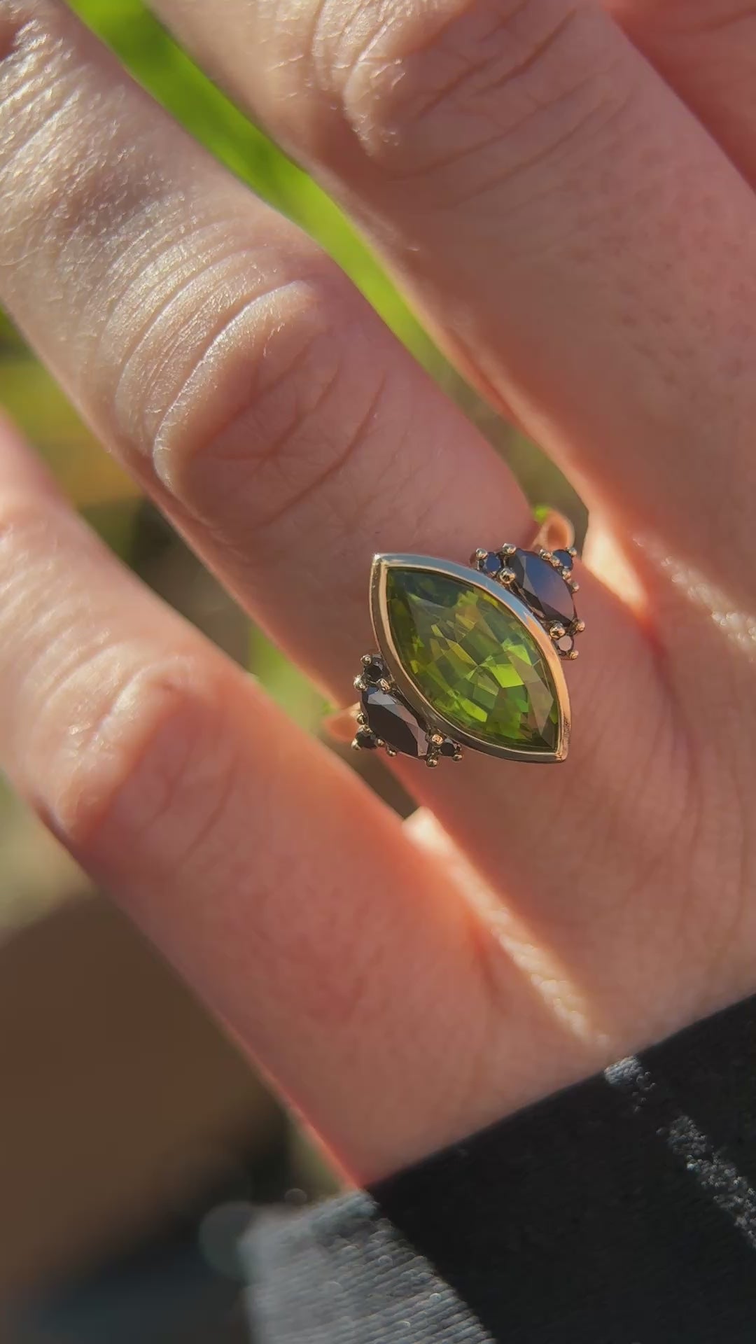 The Maren Ring | 3.15 CT Marquise Peridot
