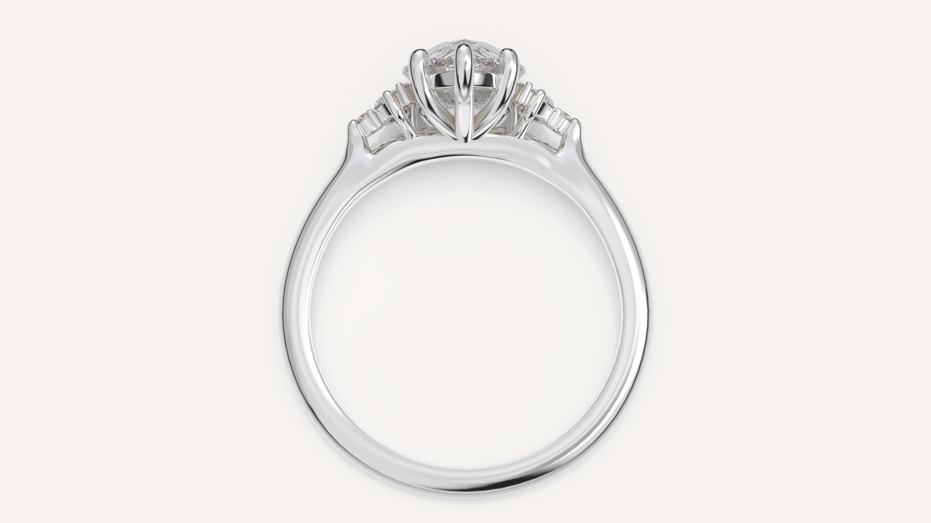 The Maren Ring | Pear | Setting Only - Lavender Creek Gems