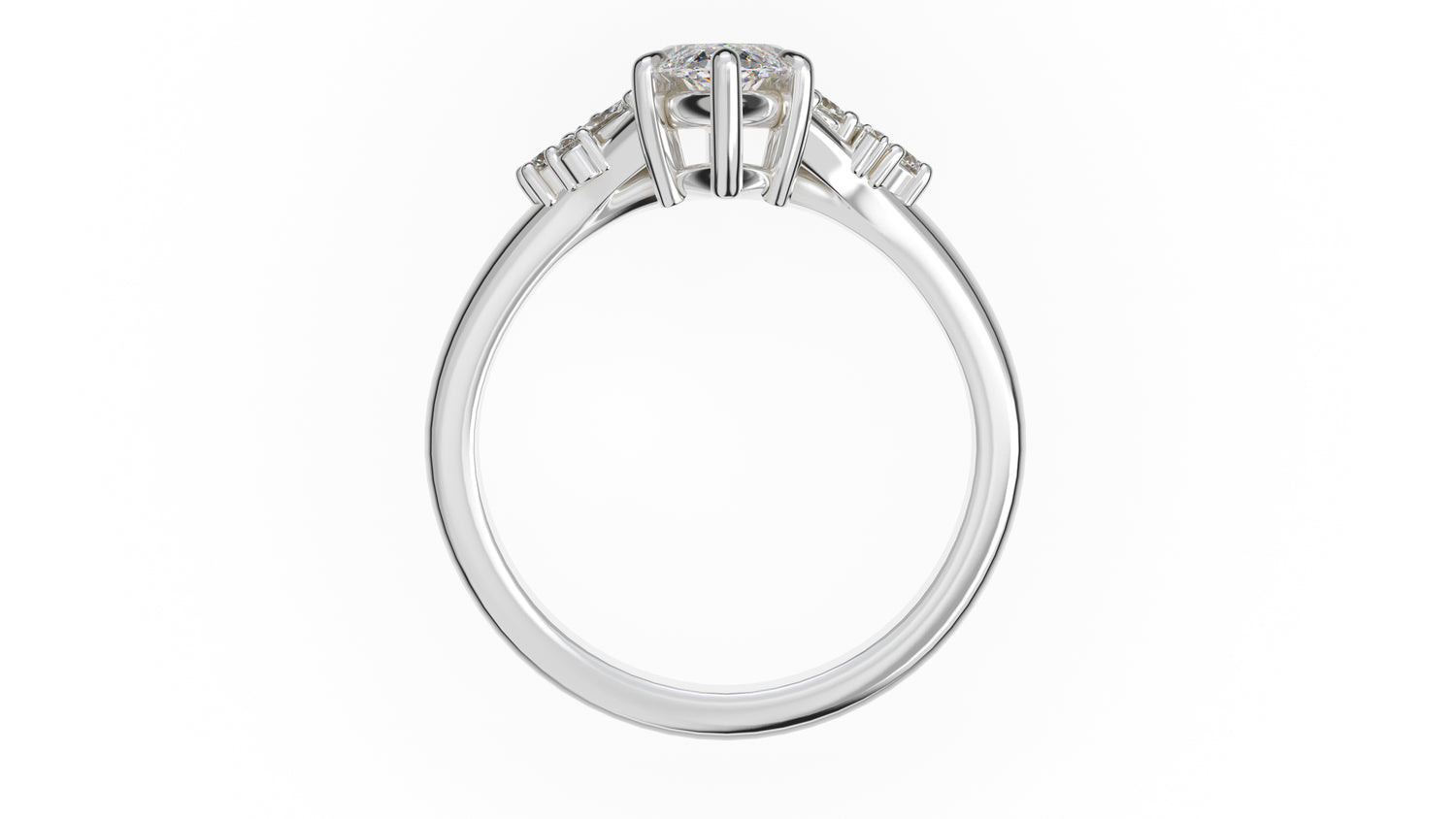 The Lyria Ring | Marquise | Setting Only - Lavender Creek Gems