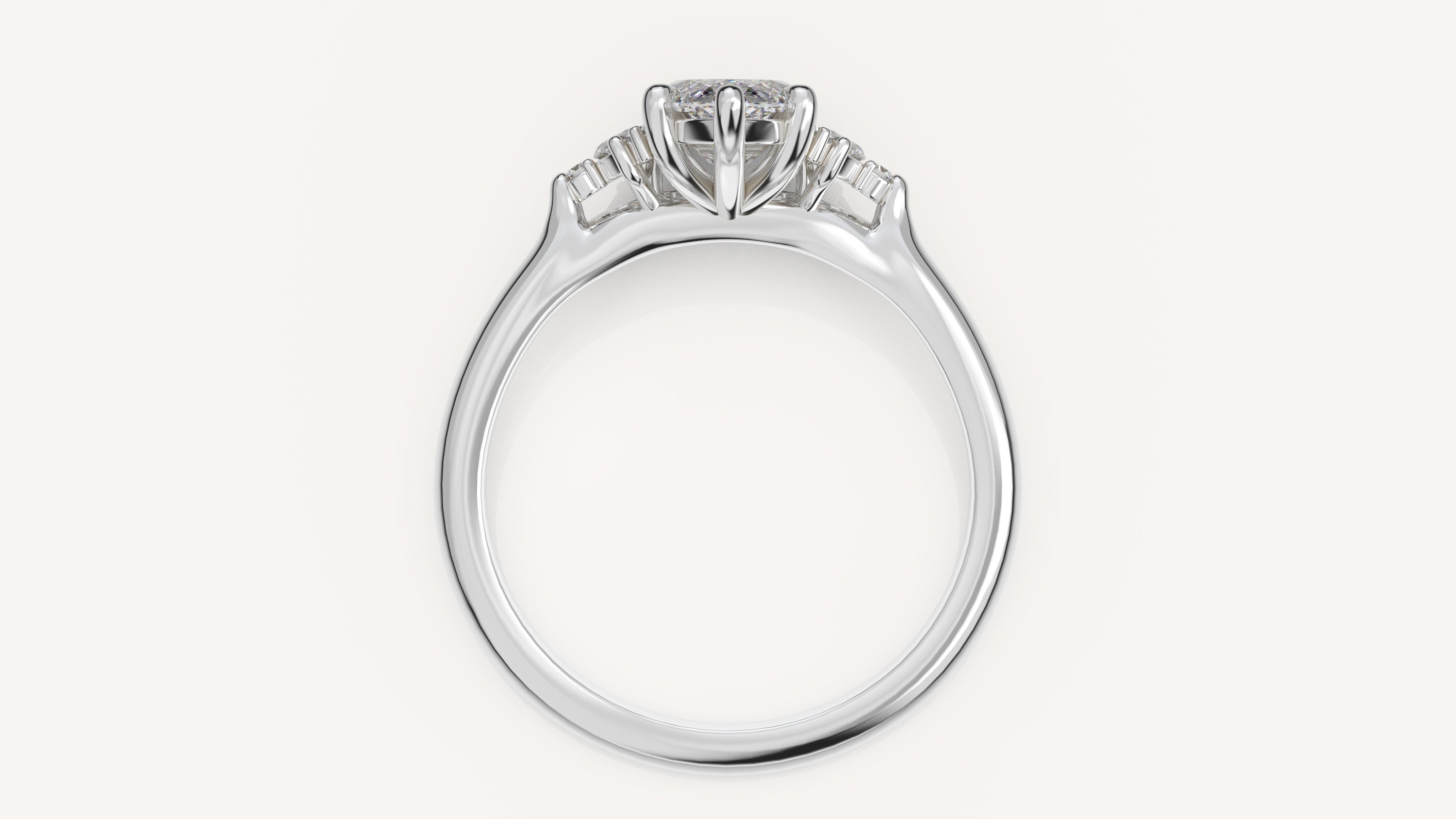 The Maren Ring | Marquise | Setting Only - Lavender Creek Gems