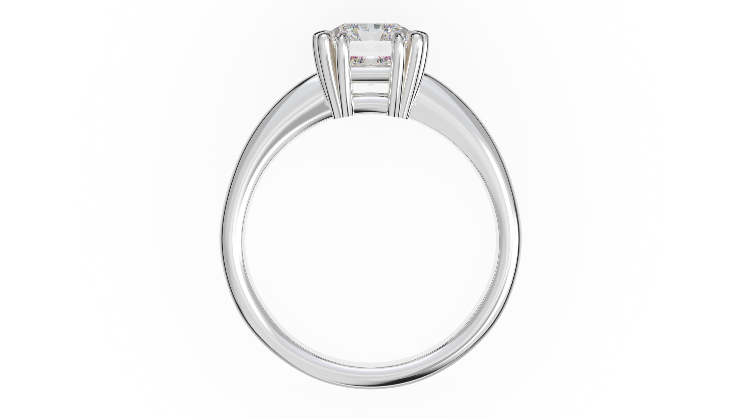 The Thalassa Ring | Radiant - Lavender Creek Gems