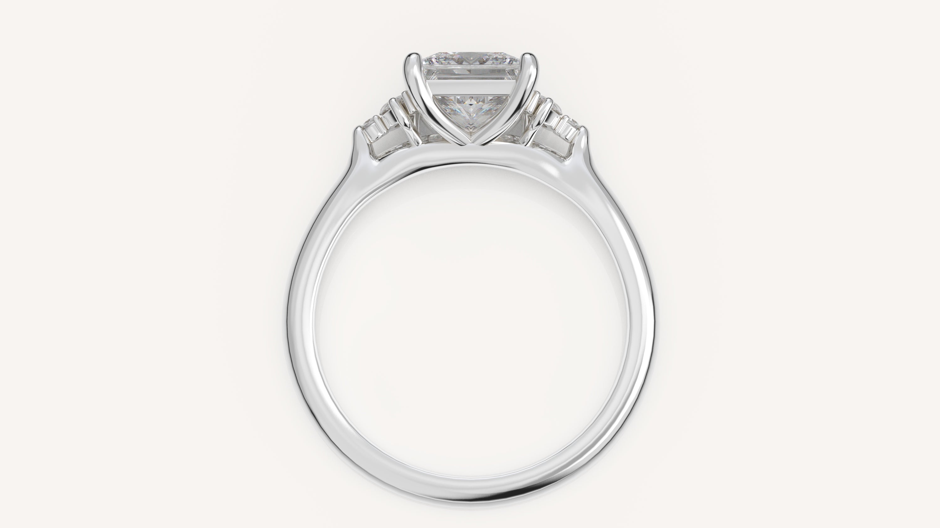The Maren Ring | Princess | Setting Only - Lavender Creek Gems