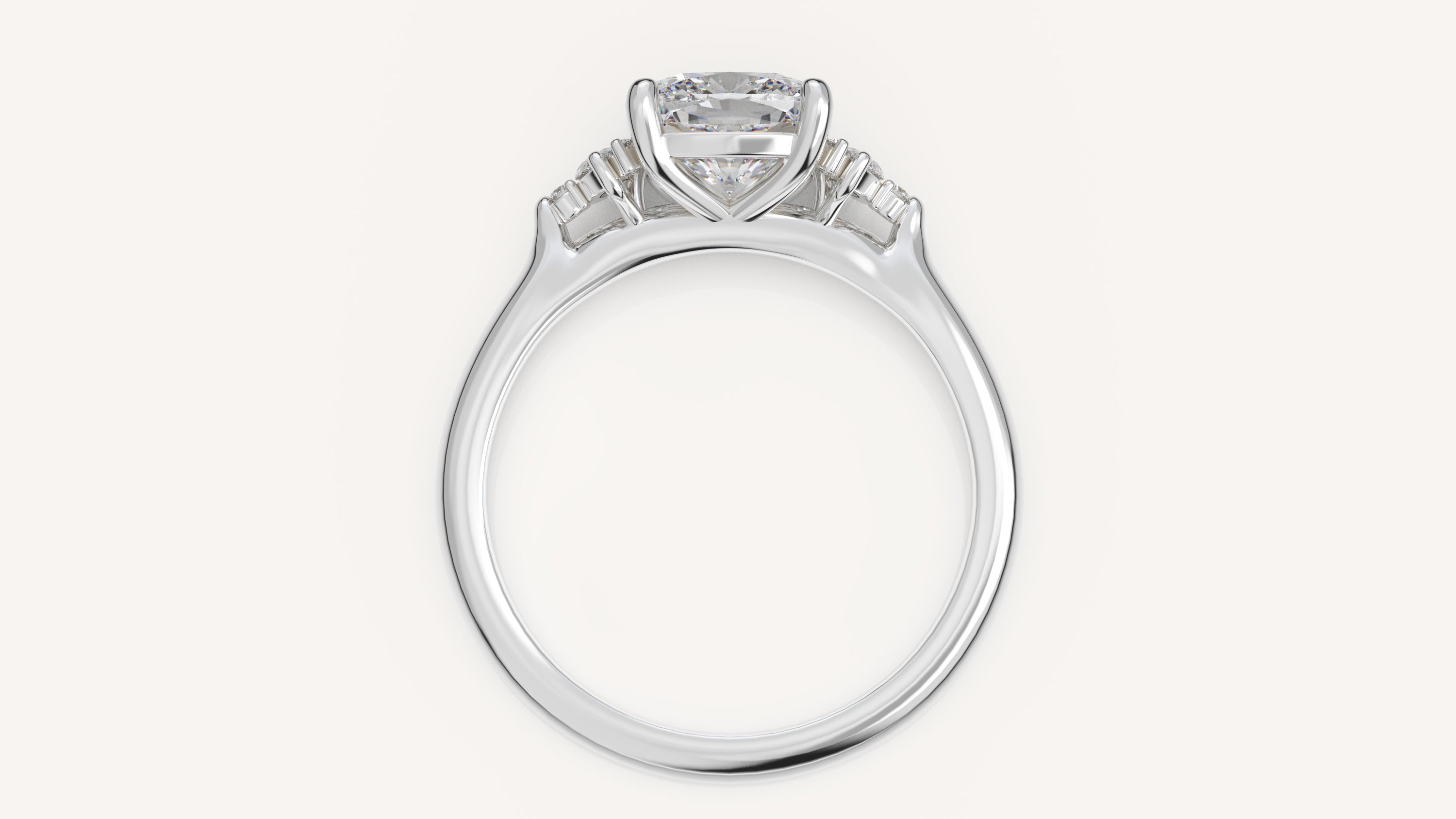 The Maren Ring | Cushion | Setting Only - Lavender Creek Gems