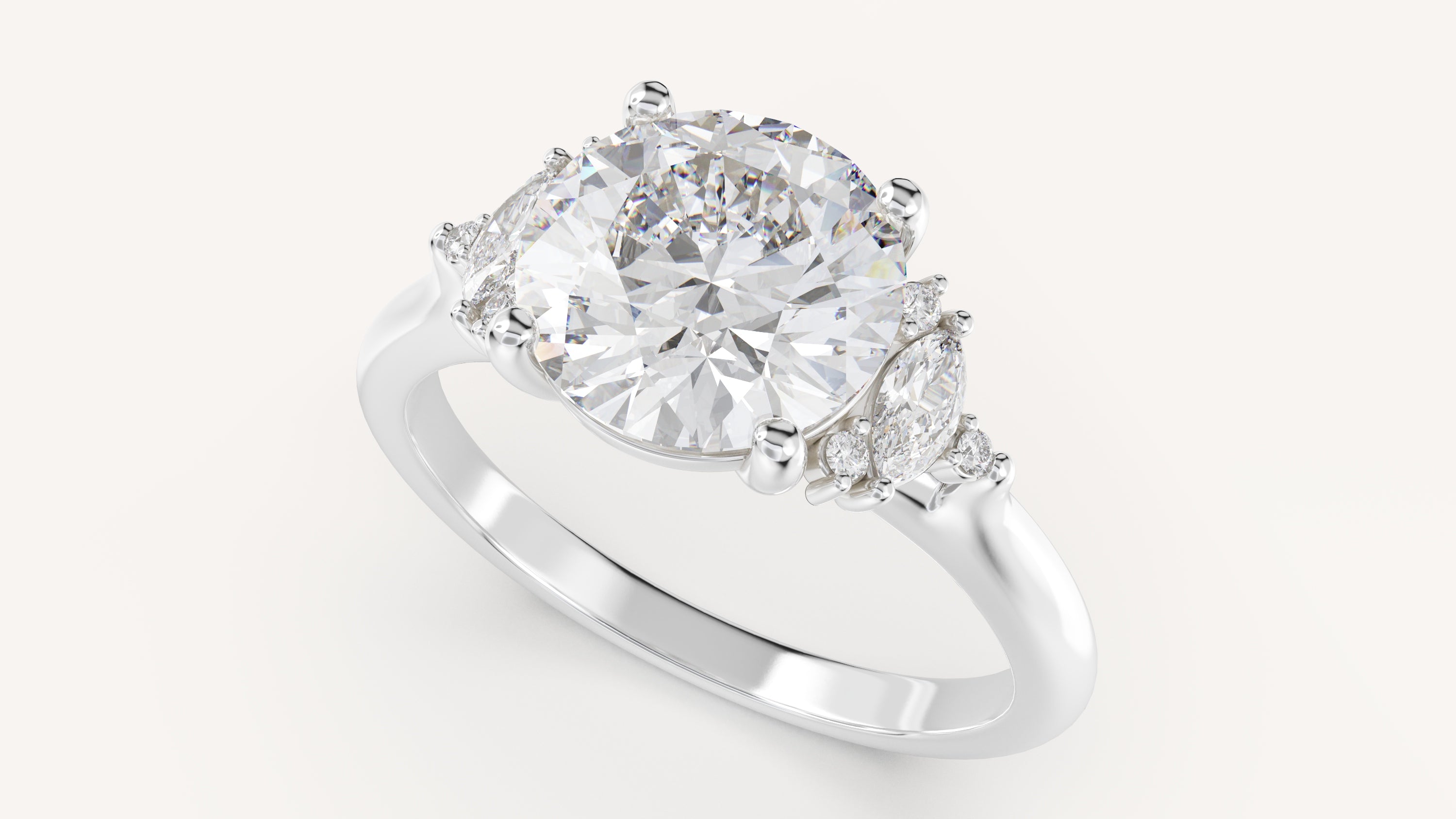 The Maren Ring | Round | Setting Only - Lavender Creek Gems