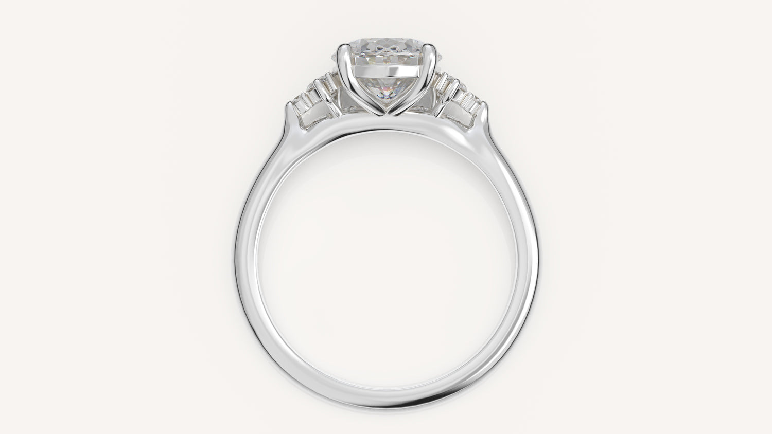 The Maren Ring | Oval | Setting Only - Lavender Creek Gems