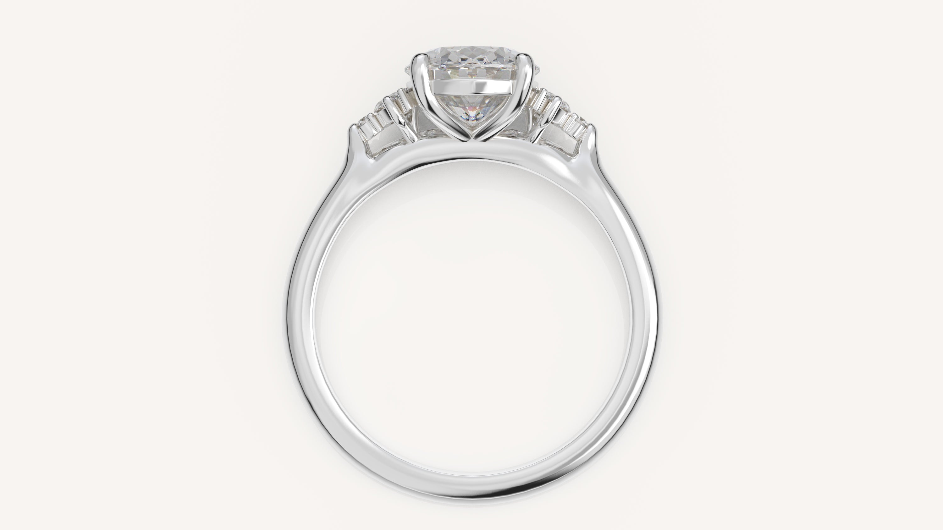 The Maren Ring | Oval | Setting Only - Lavender Creek Gems