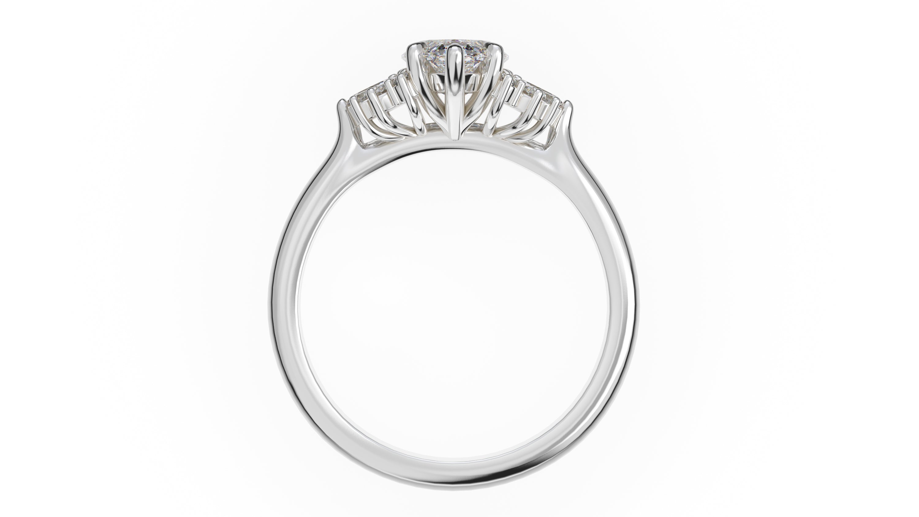 The Ambrosia Ring | Marquise | Setting Only - Lavender Creek Gems