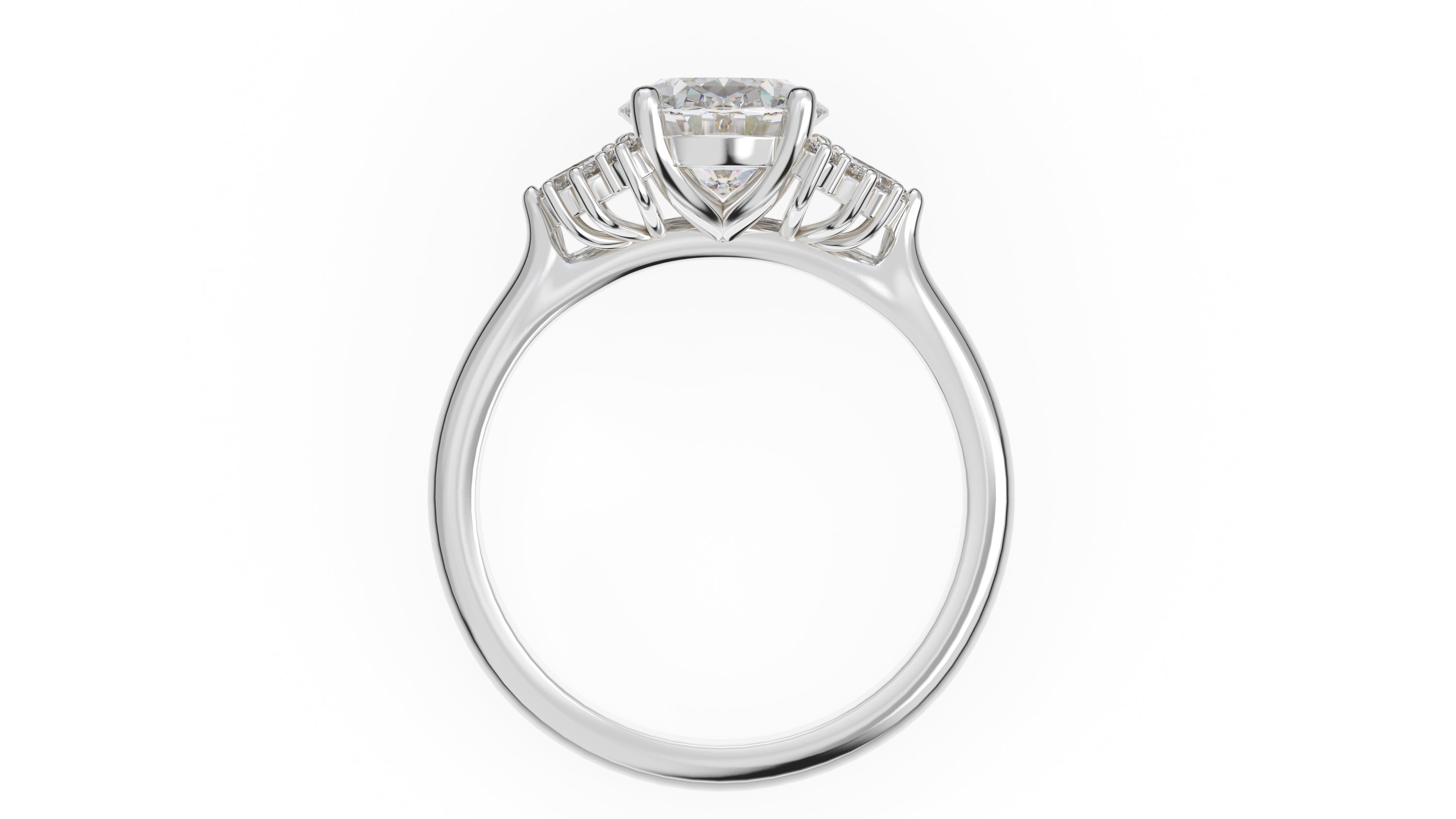 The Ambrosia Ring | Oval | Setting Only - Lavender Creek Gems