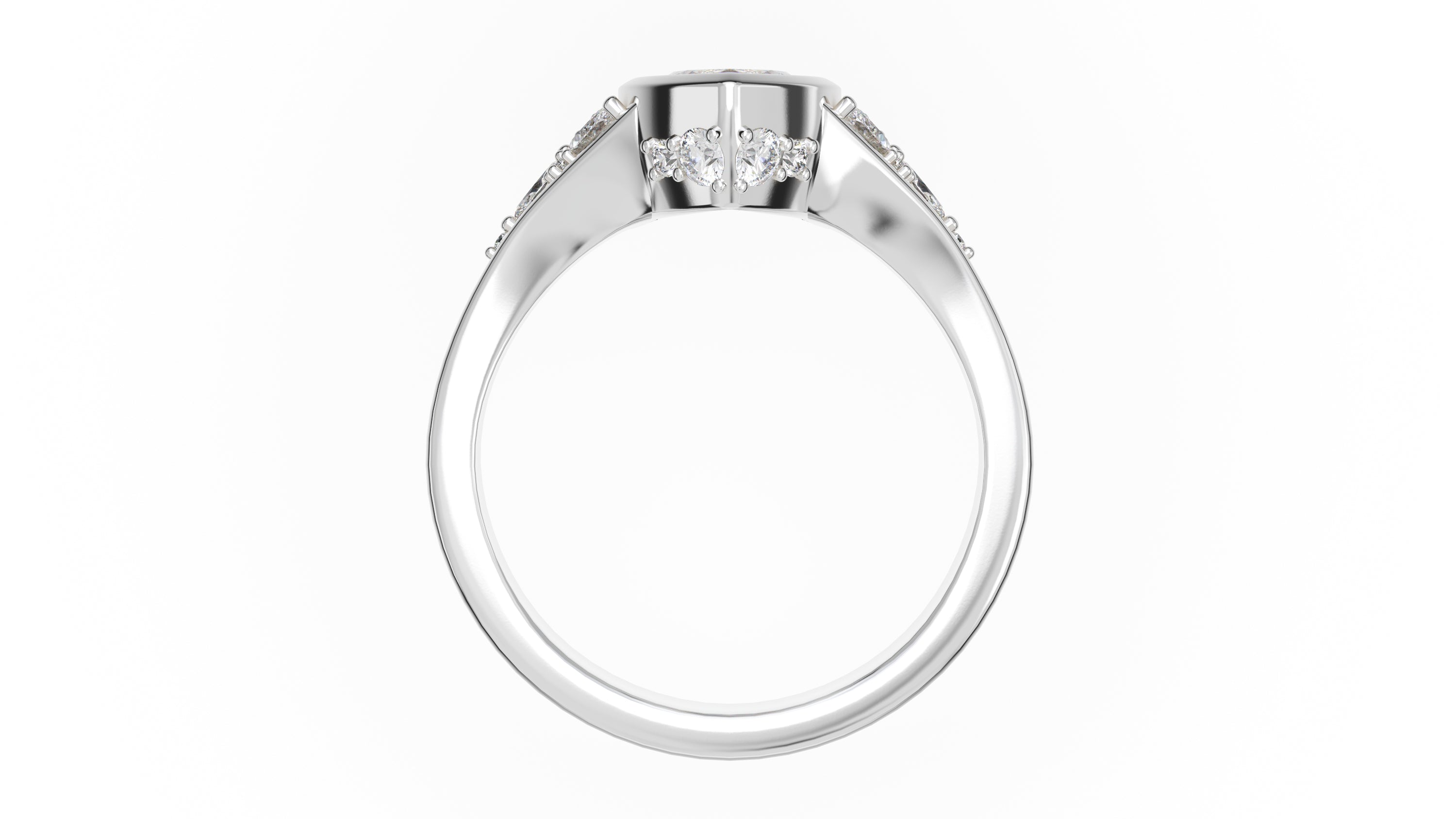 The Daylight Ring | Marquise | Setting Only - Lavender Creek Gems