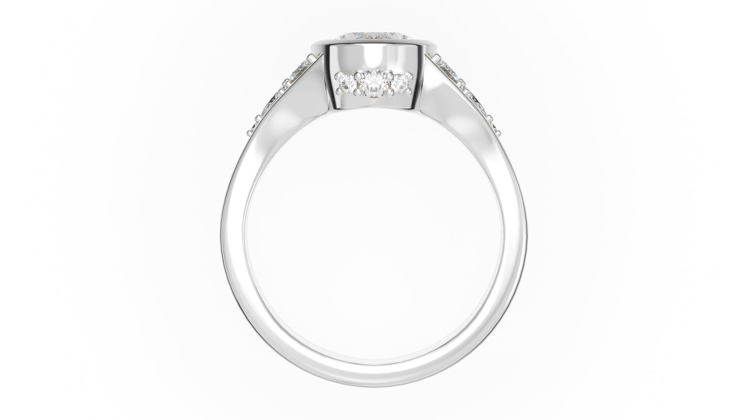 The Daylight Ring | Oval | Setting Only - Lavender Creek Gems