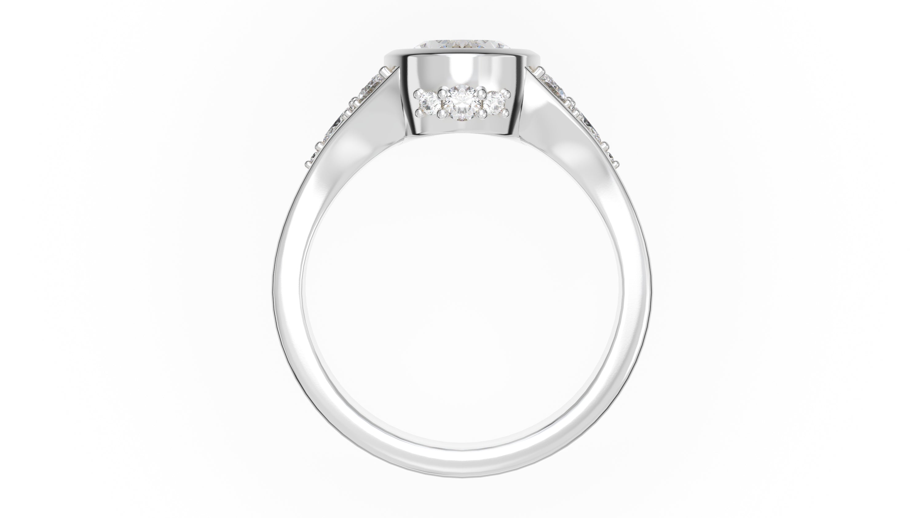 The Daylight Ring | Oval | Setting Only - Lavender Creek Gems