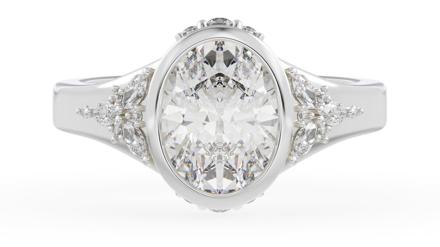 The Daylight Ring | Oval | Setting Only - Lavender Creek Gems