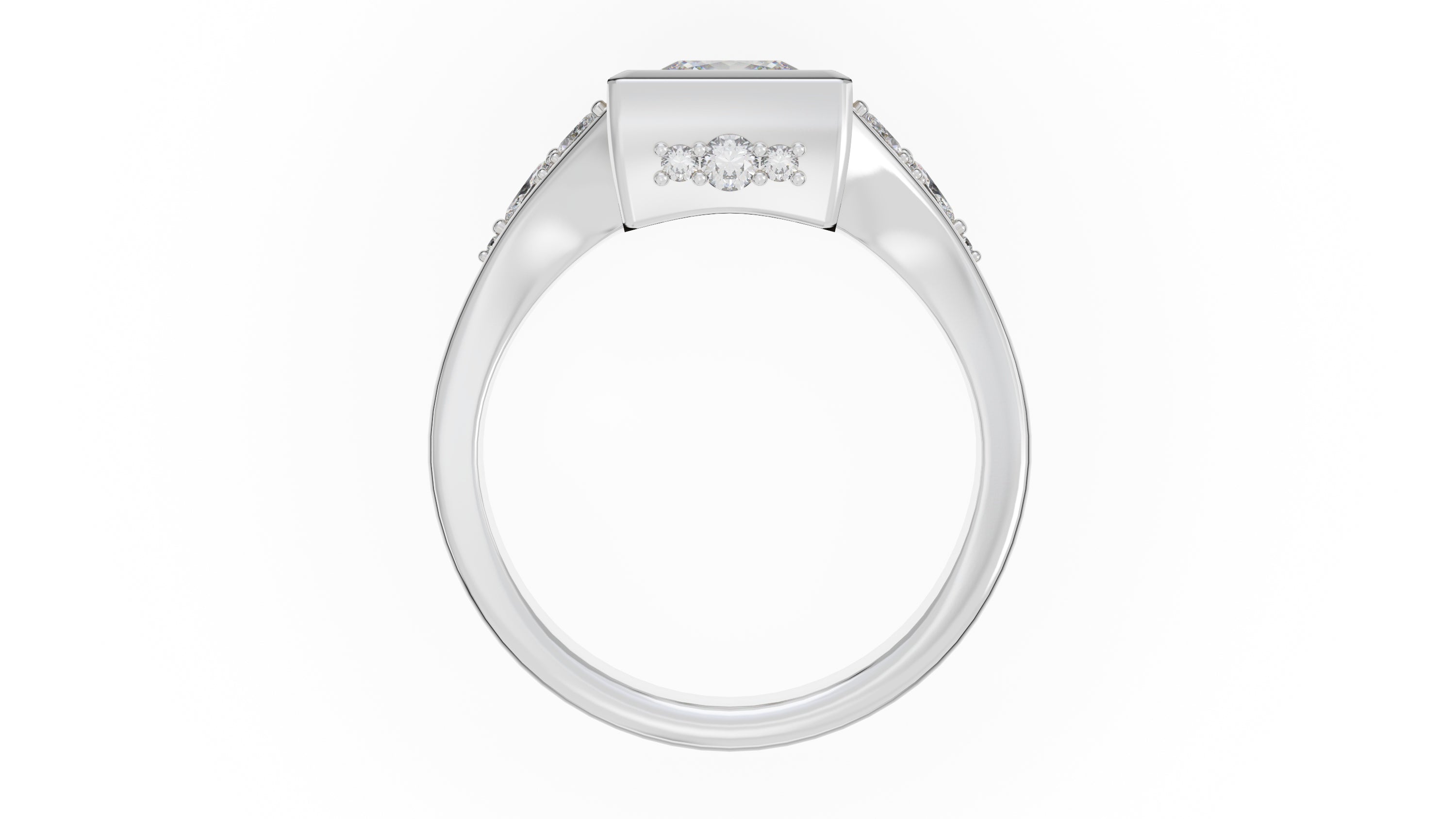 The Daylight Ring | Princess | Setting Only - Lavender Creek Gems