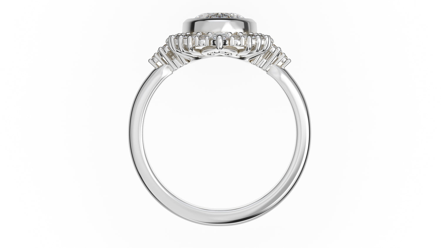 The Ethereal Ring | Oval | Setting Only - Lavender Creek Gems