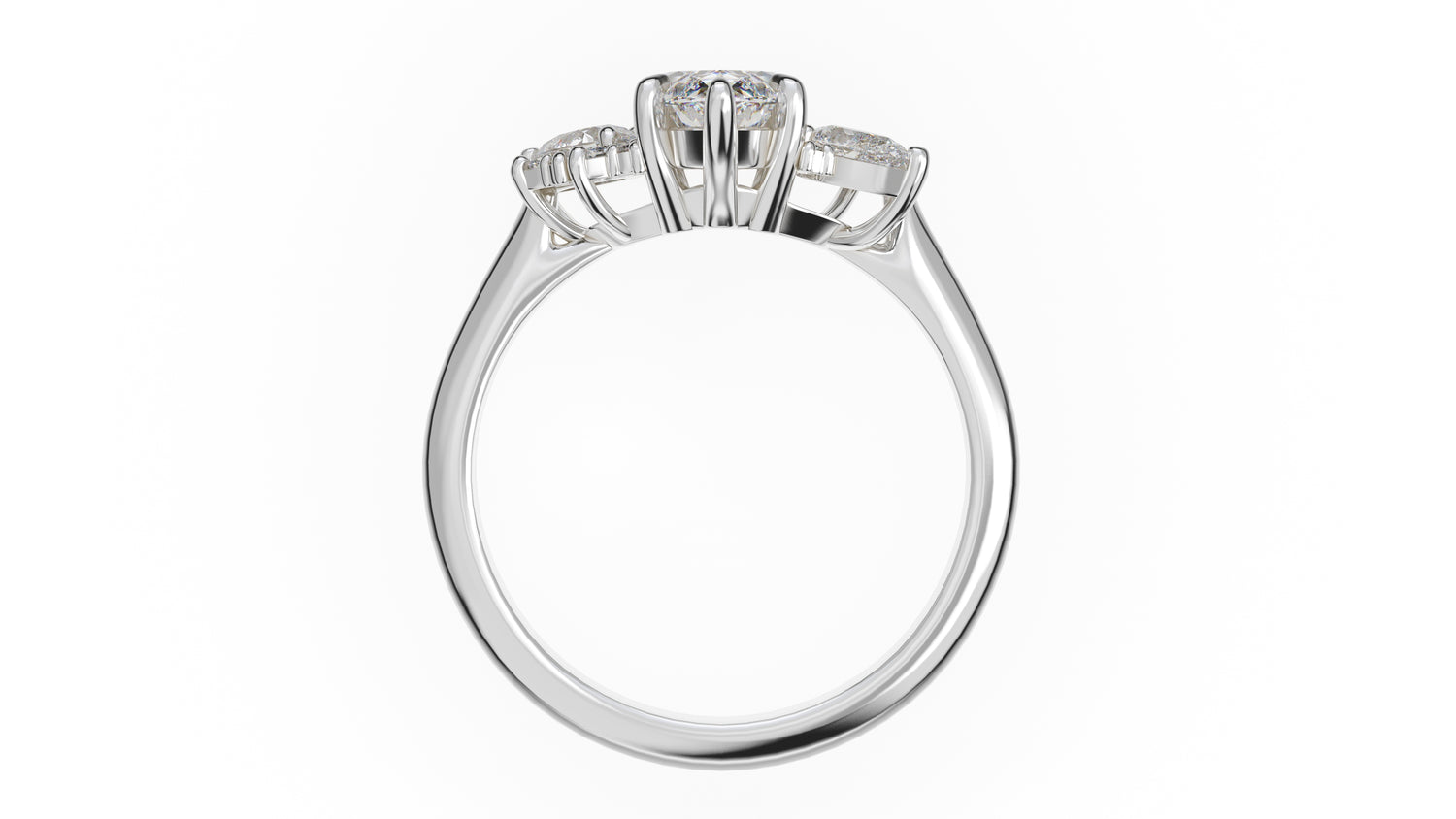 The Fleur Ring | Marquise | Setting Only - Lavender Creek Gems