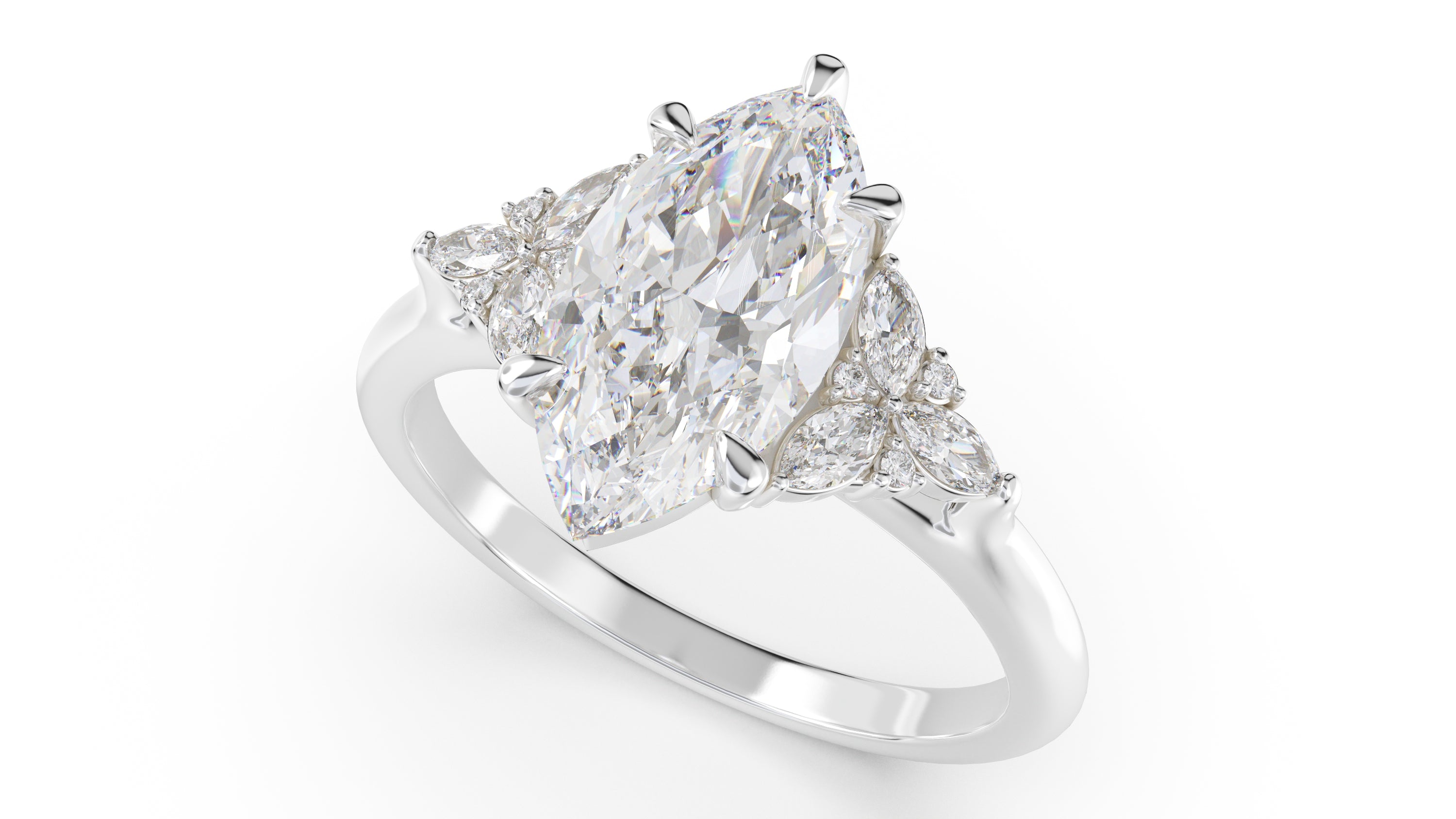 The Meadow Ring | Marquise | Setting Only - Lavender Creek Gems