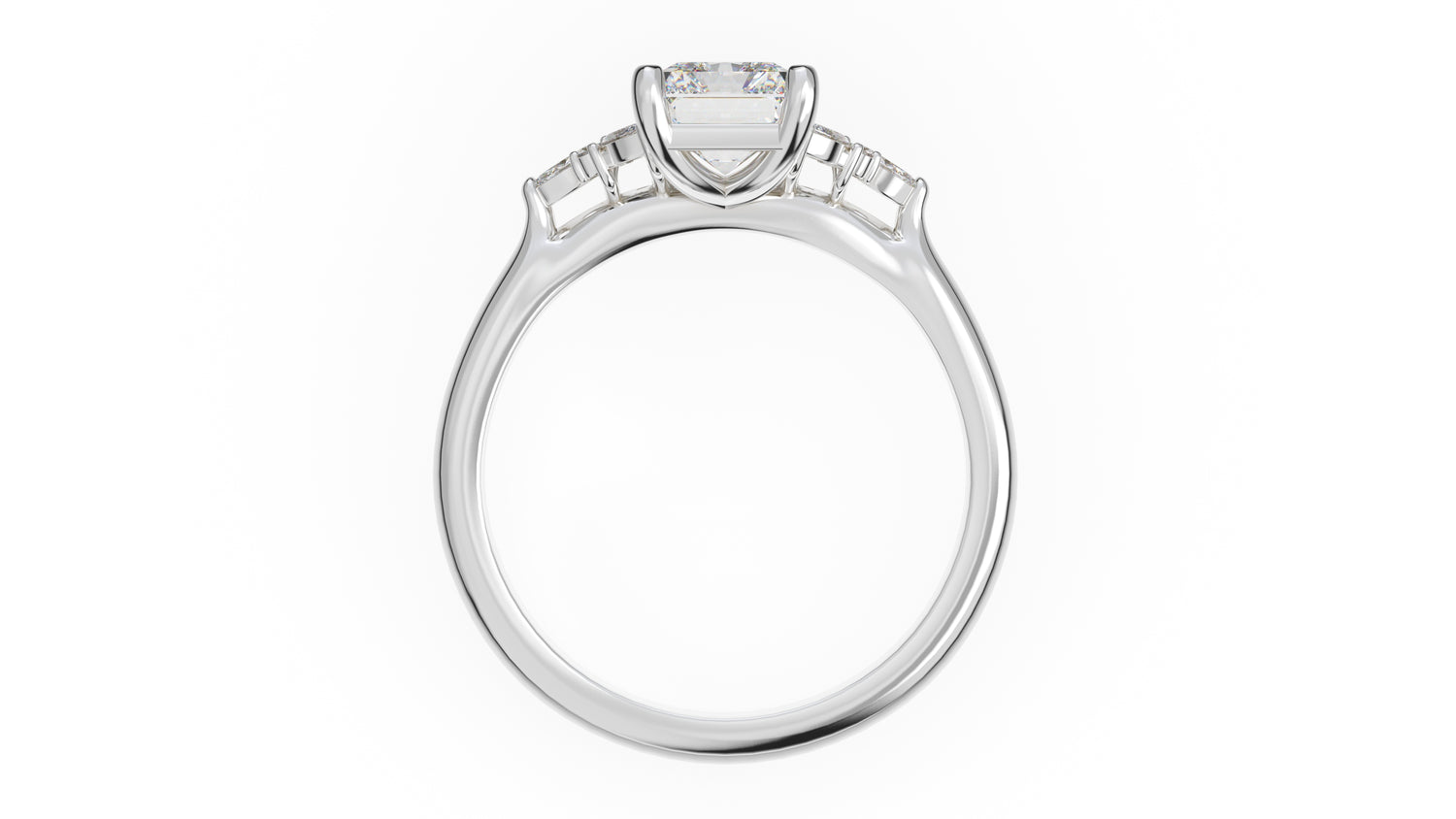 The Meadow Ring | Radiant | Setting Only - Lavender Creek Gems