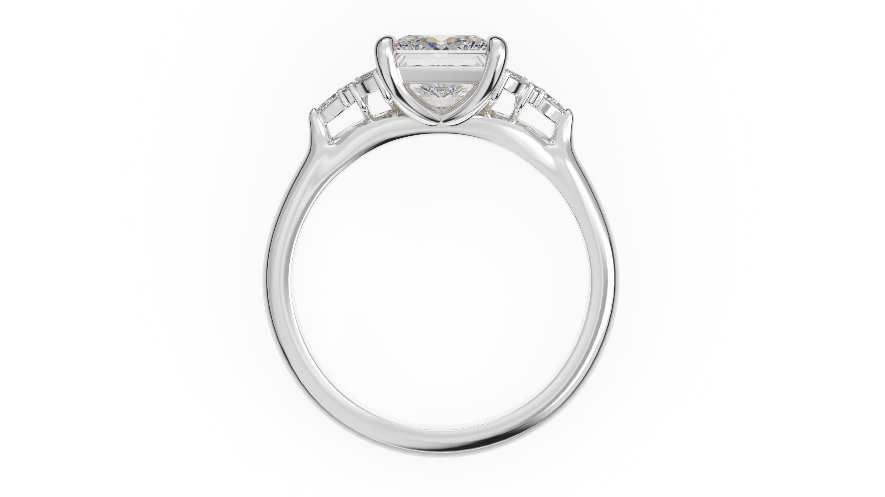 The Meadow Ring | Princess | Setting Only - Lavender Creek Gems