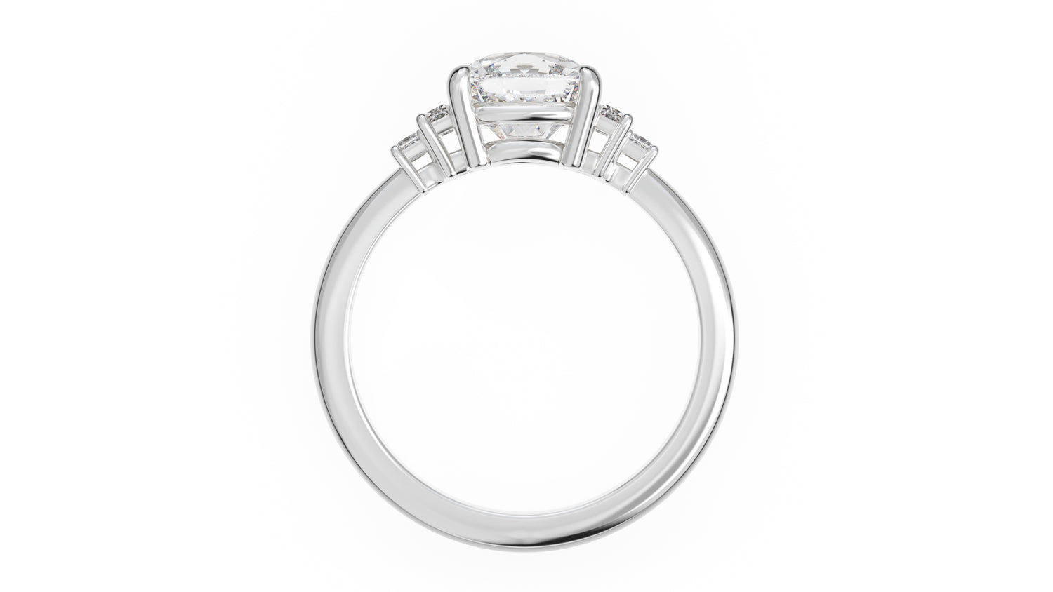 The Mira Ring | Cushion | Setting Only - Lavender Creek Gems