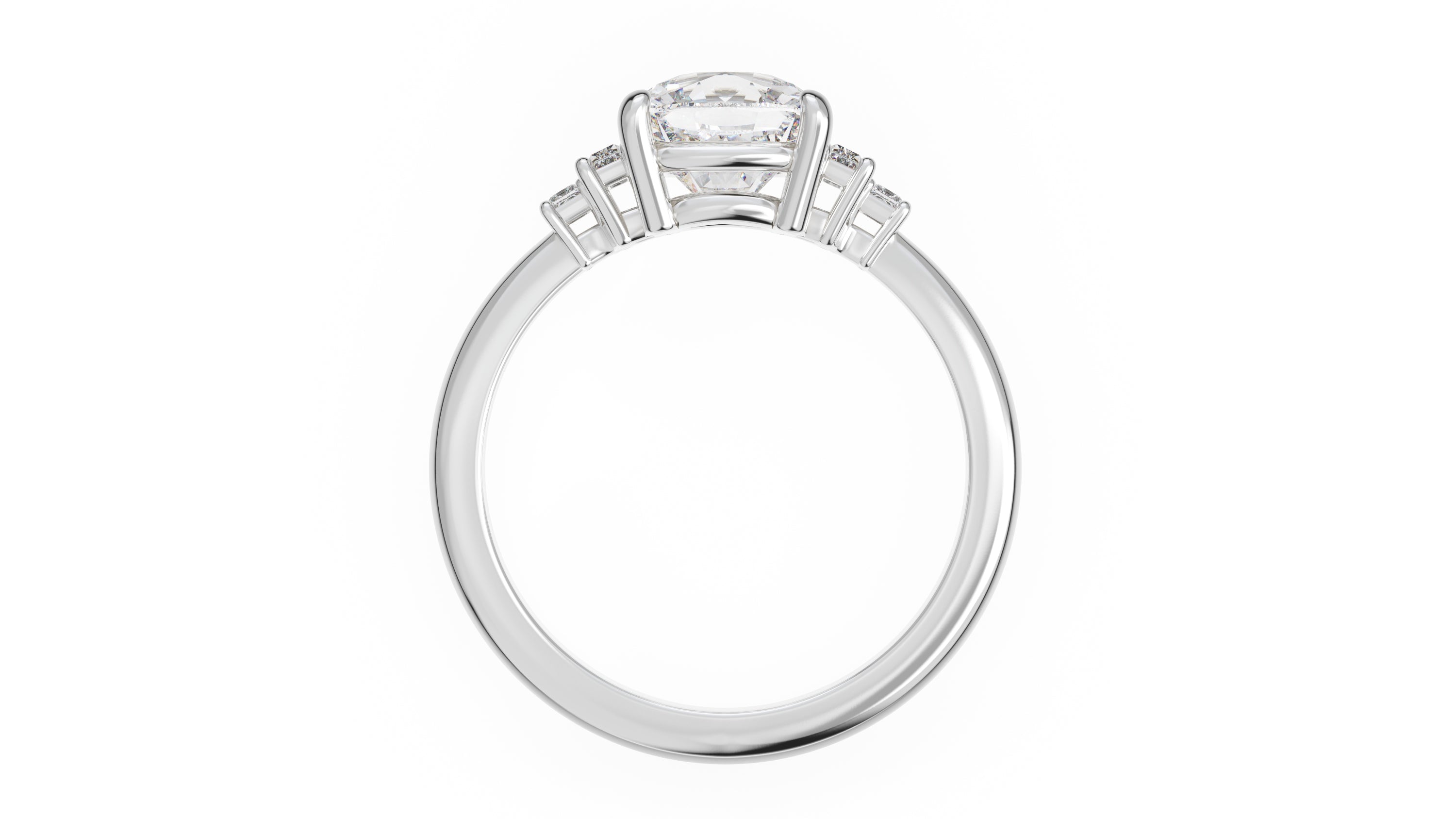 The Mira Ring | Cushion | Setting Only - Lavender Creek Gems